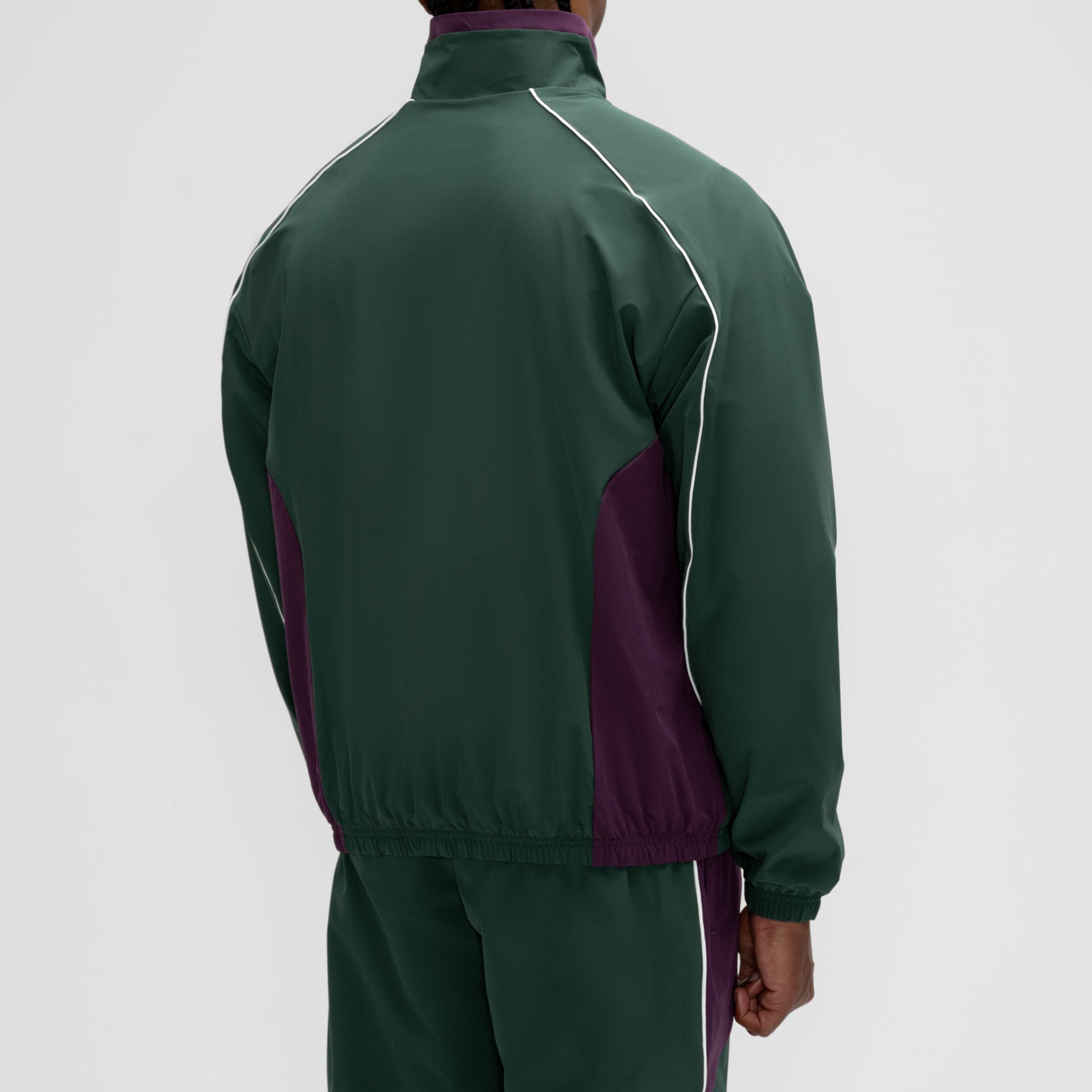 Basketball Colorblocked Woven Jacket