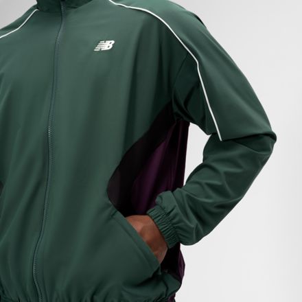 Basketball Colorblocked Woven Jacket