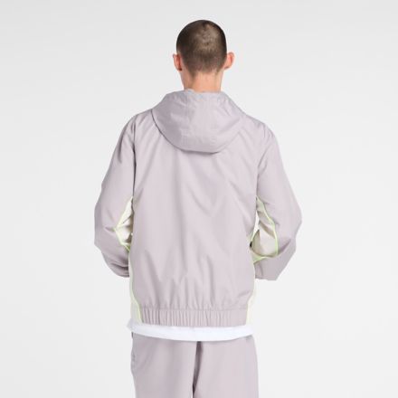 Trackside Woven Jacket, BIG TEAL with TAFFY BLUE, MJ61A4P8ABI