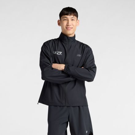 London Edition Fast Days Run Jacket, BLACK, MJ61F1Y5BK