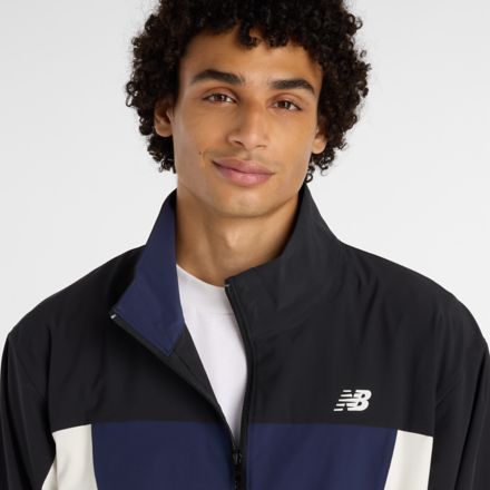 ウーブントラックジャケット, BLACK, MJ61H33OBK