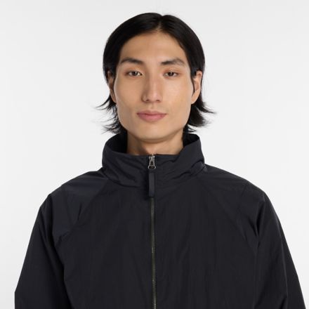 NB GREY Nylon Jacket, BLACK, MJ61J5JQBK