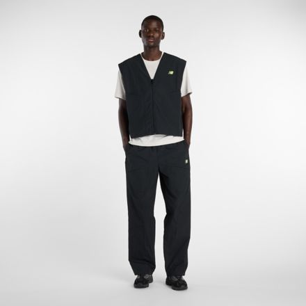 Castlefield Woven Vest, BLACK with AFTERGLOW, MJ61L2PHBK
