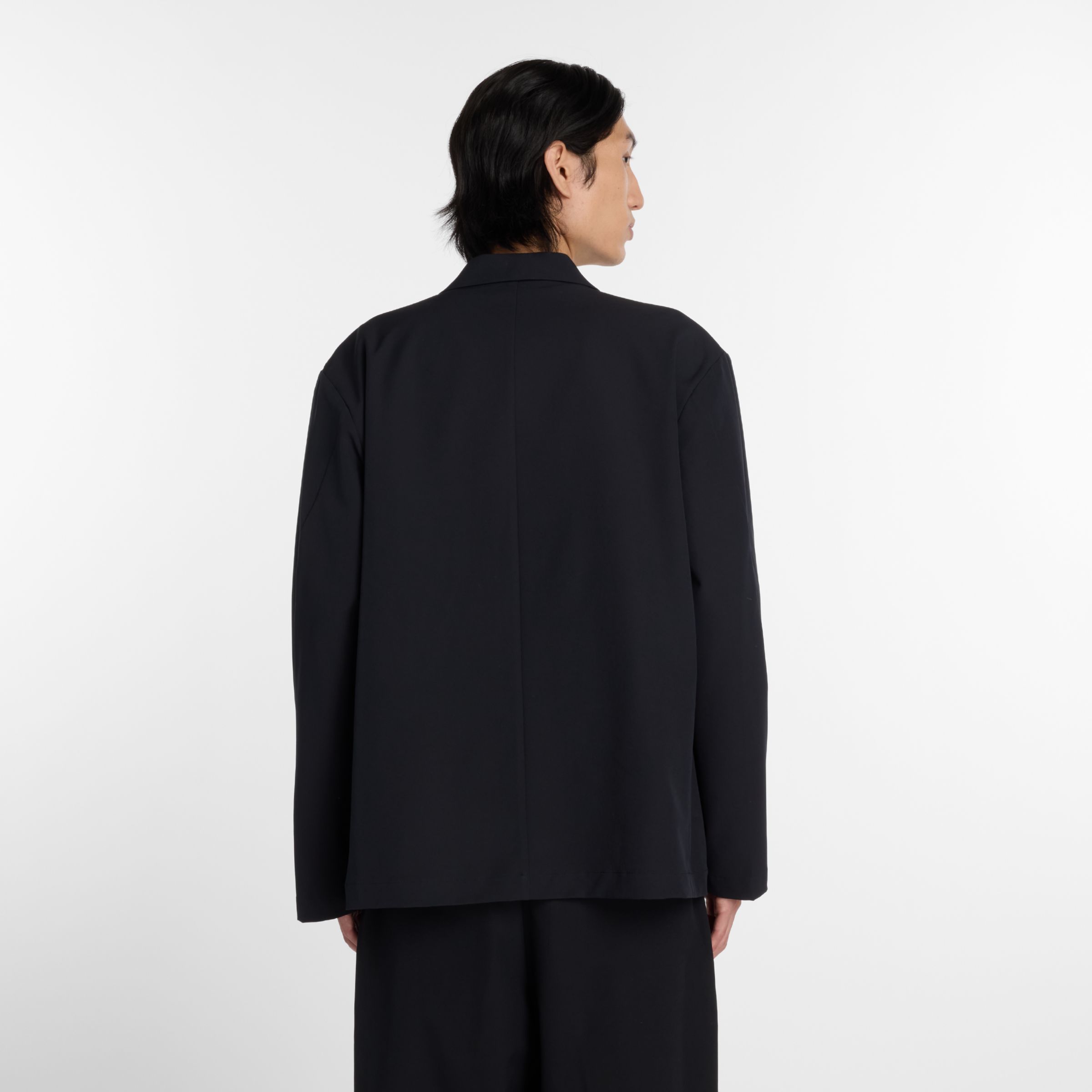 NB GREY 單排扣防潑水外套