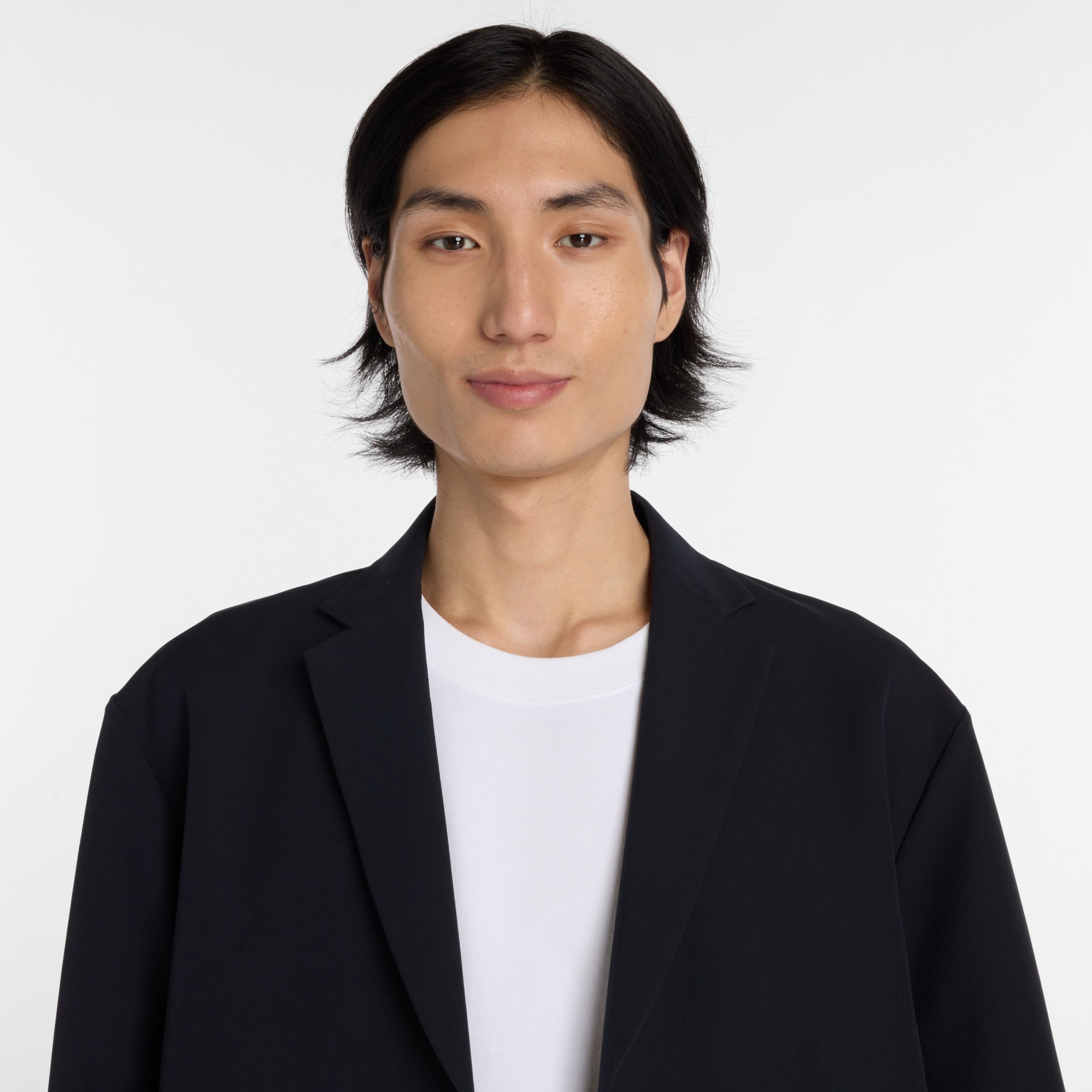 NB GREY 單排扣防潑水外套