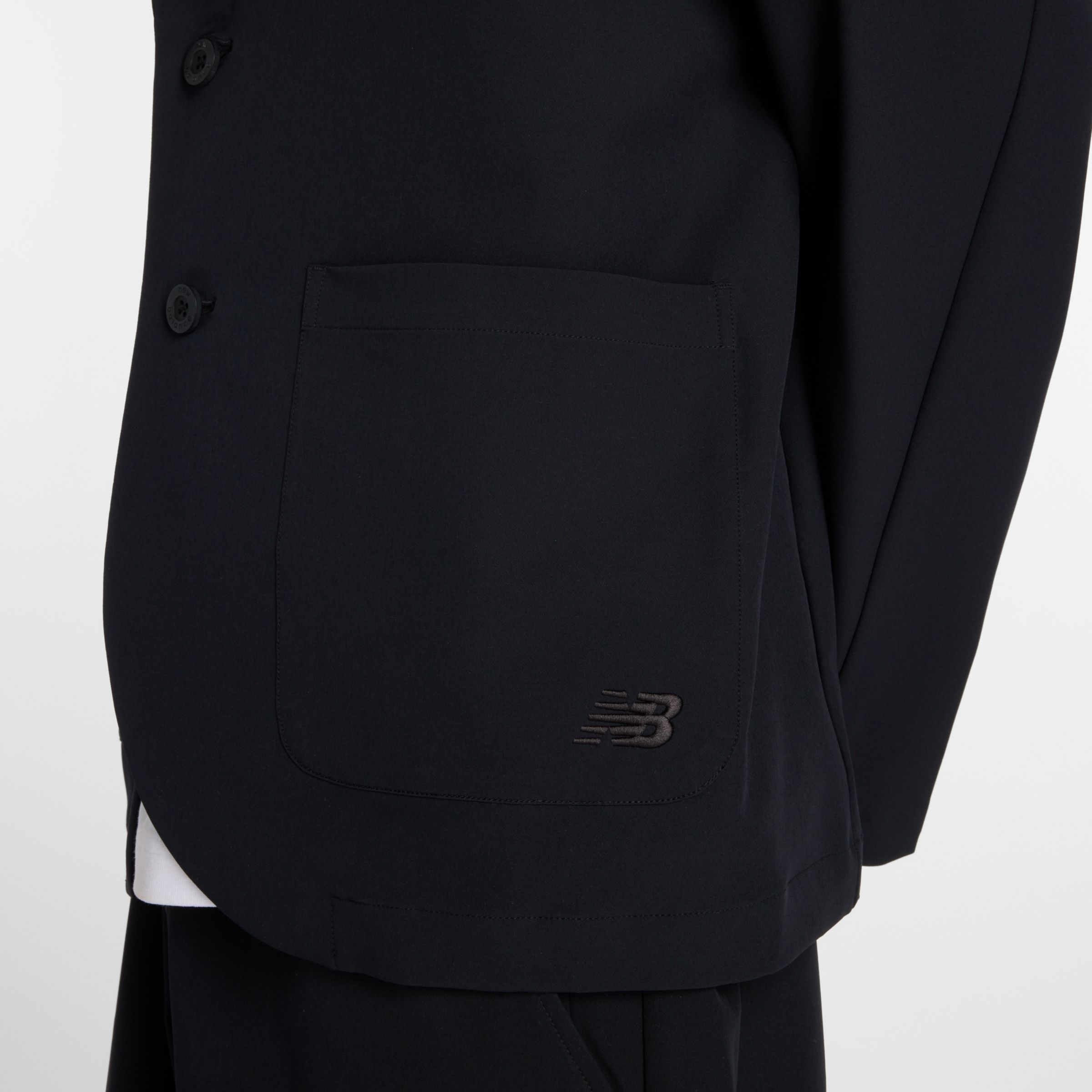 NB GREY 單排扣防潑水外套