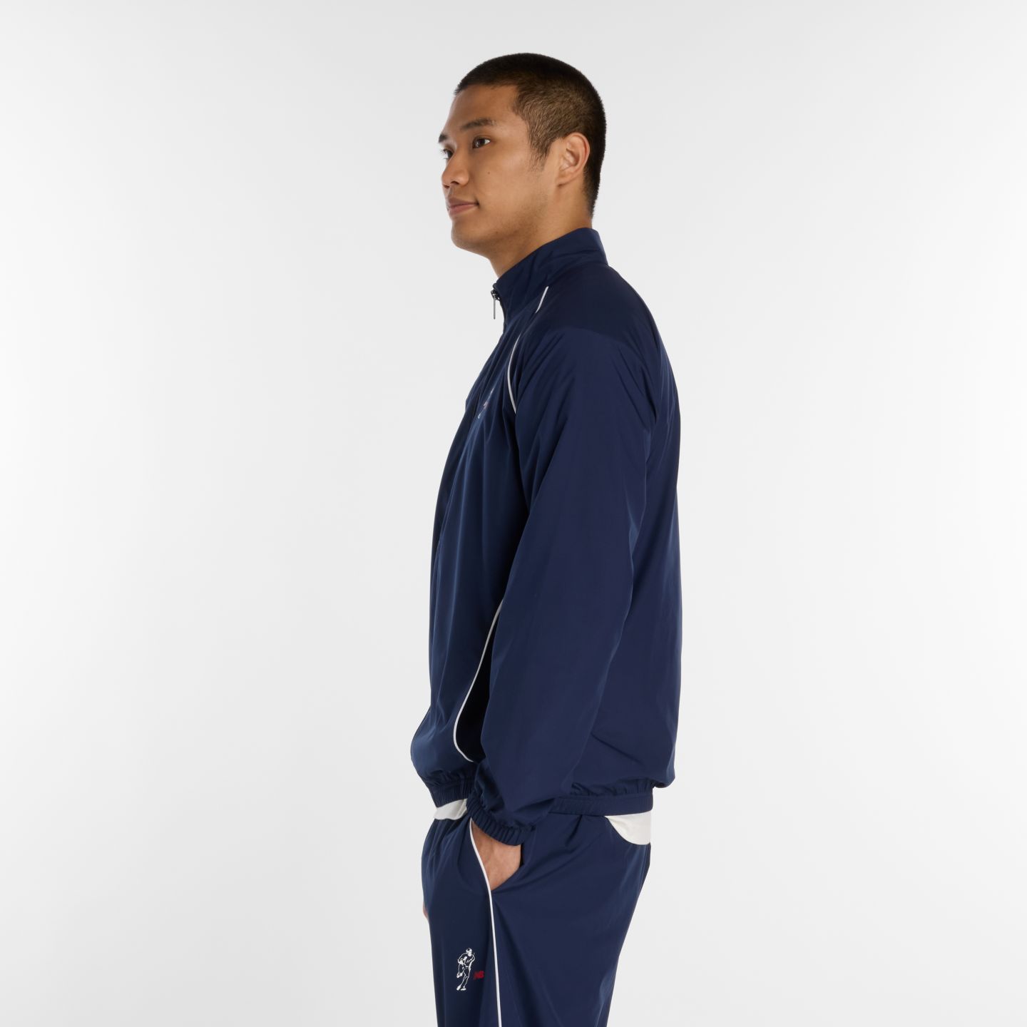 Мужская куртка New Balance Shohei Training, цвет: Тёмно-синий — фото 5