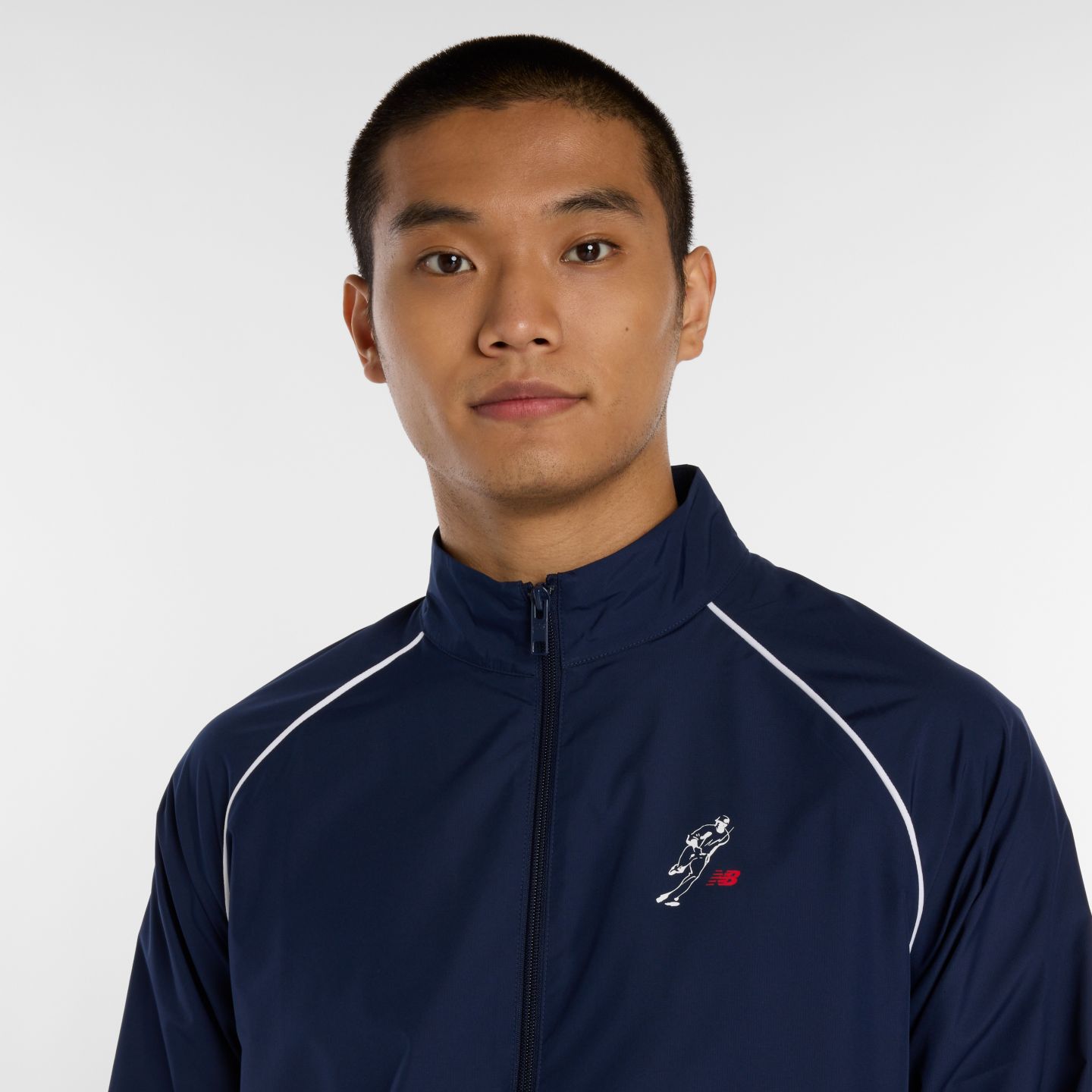 Мужская куртка New Balance Shohei Training, цвет: Тёмно-синий — фото 3