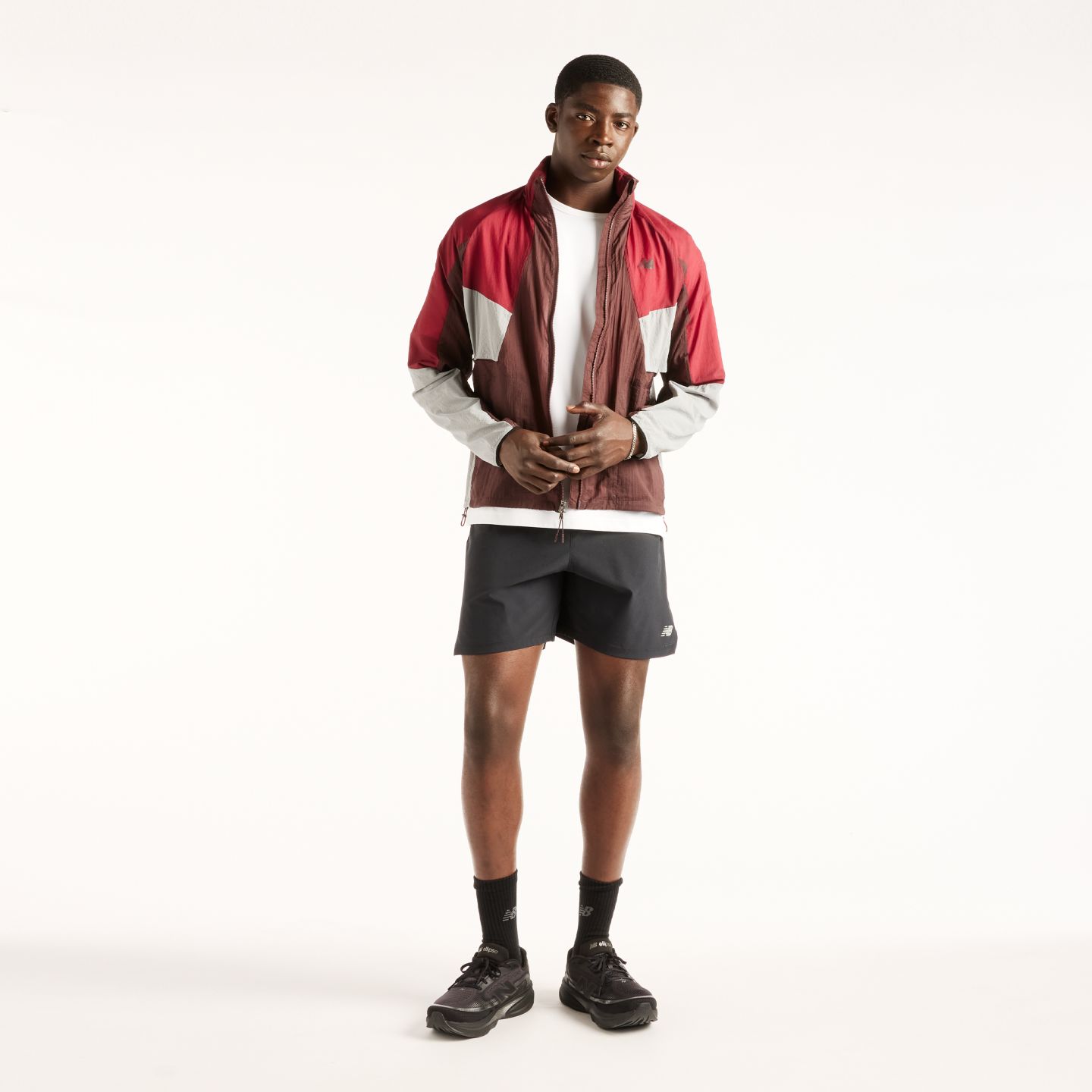 Мужская куртка New Balance RC, цвет: Коричневый / Красный — фото 2