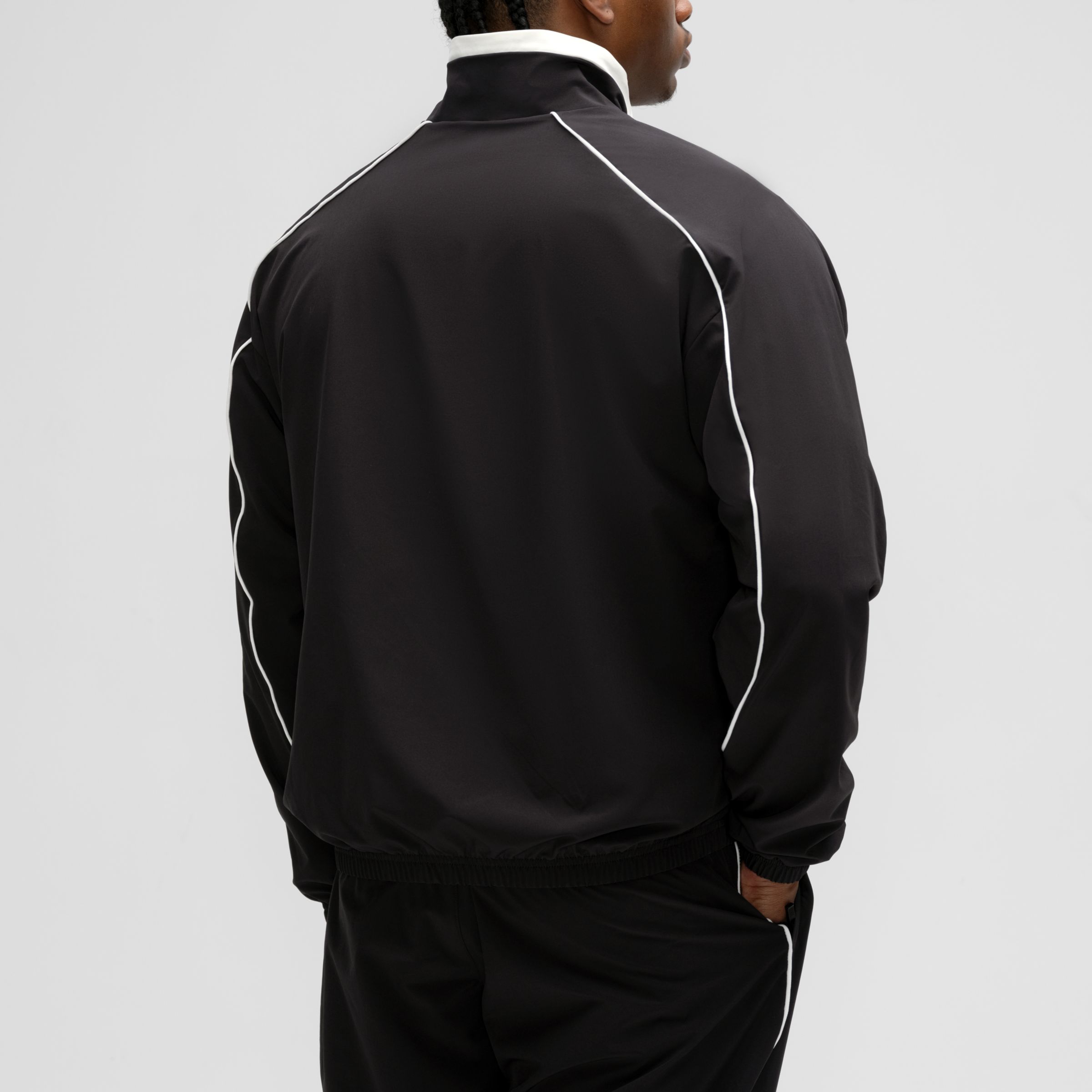 Basketball Oversized Print Woven Jacket