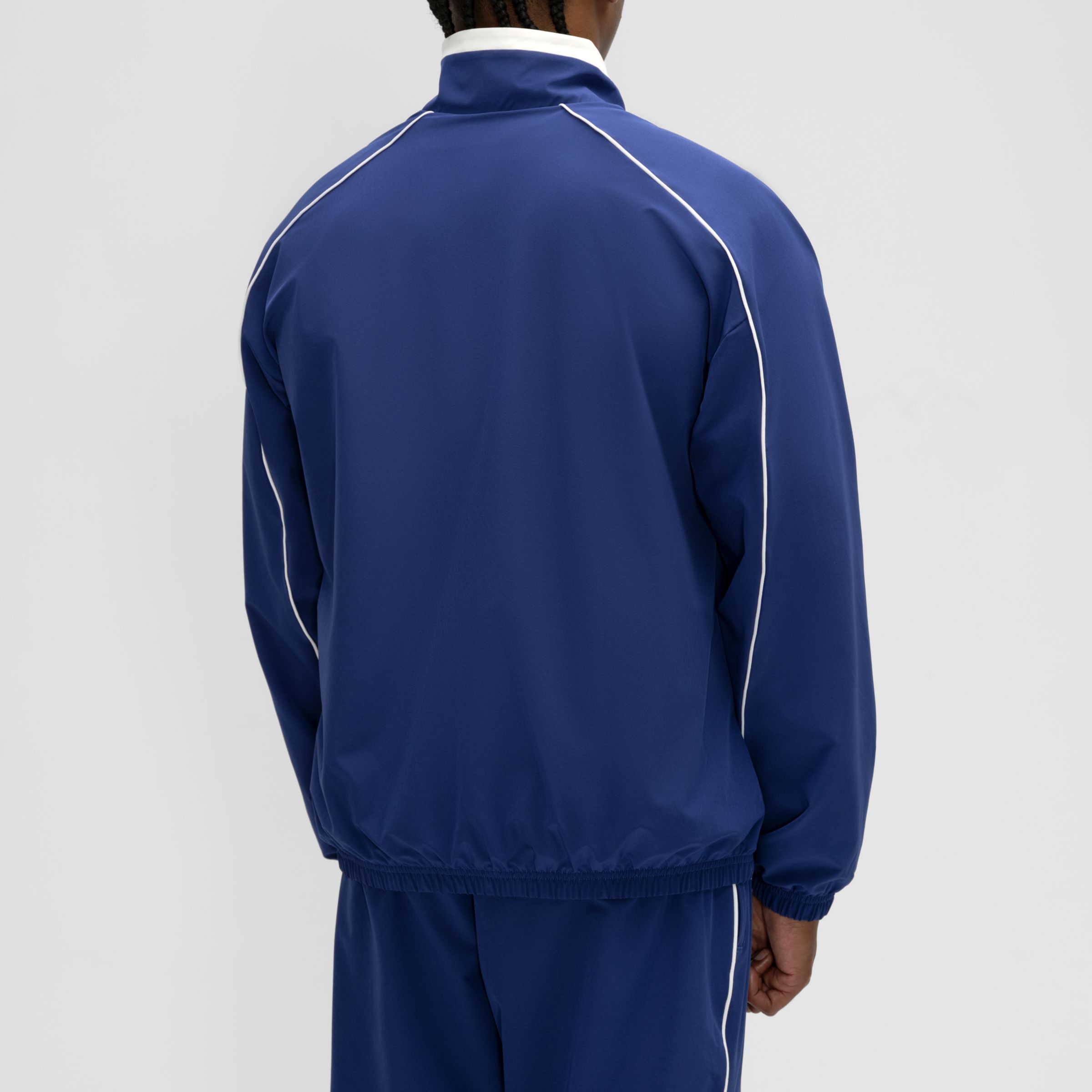 Basketball Oversized Print Woven Jacket