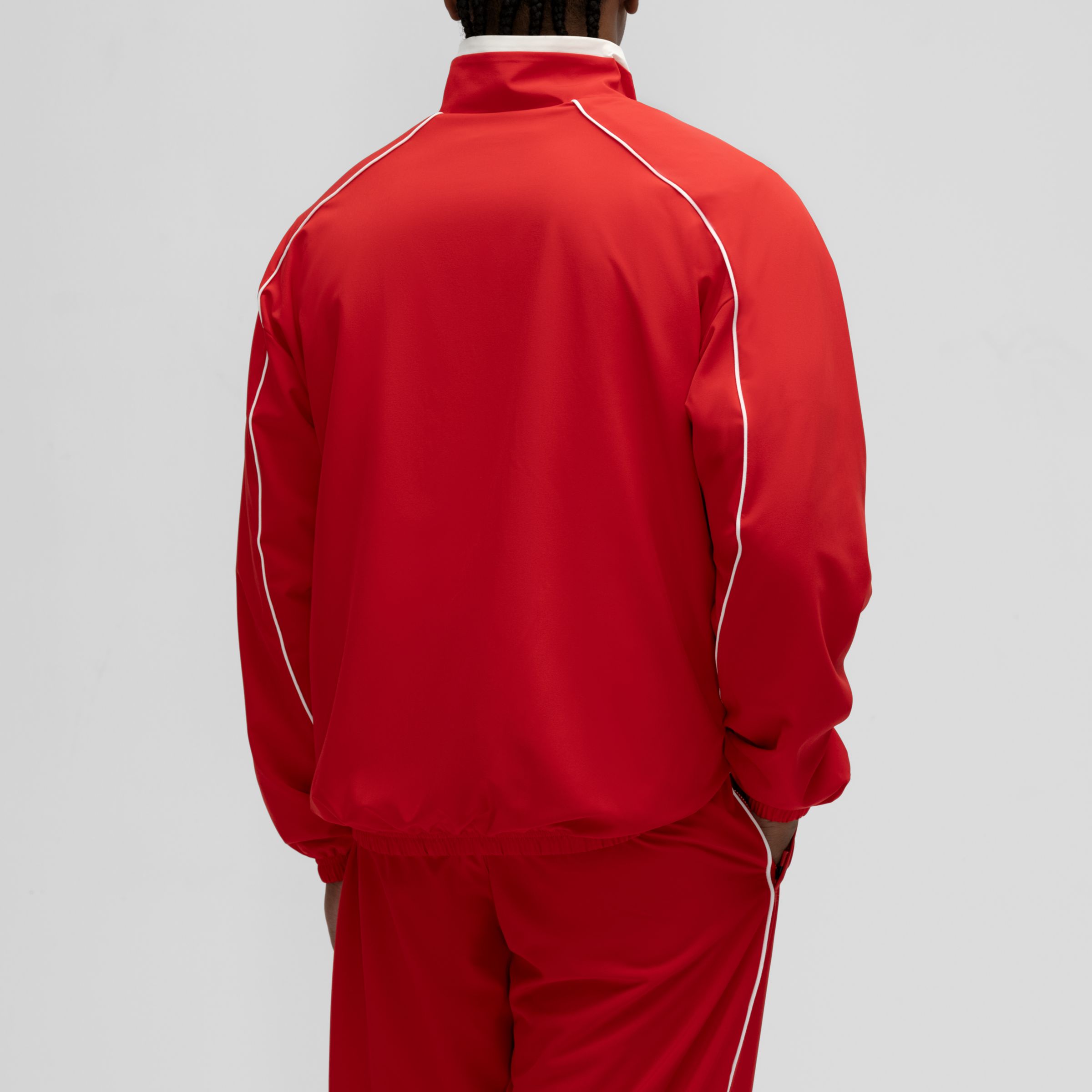 Basketball Oversized Print Woven Jacket