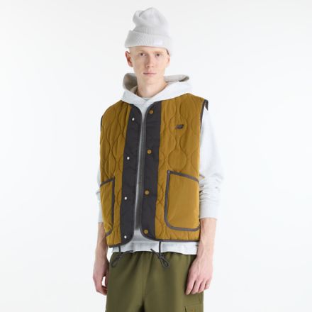 Quilted Vest, BARK, MJ6229GHBRK