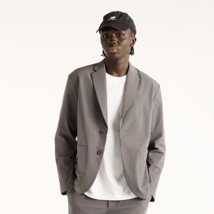 NB GREY Nylon Single Jacket, MAGNET, MJ6289HQMGT