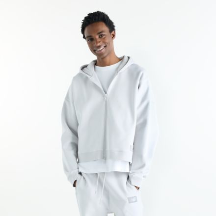 Athletics Crafted Fleece Full Zip, GREY MATTER, MJ62A0N9GYM