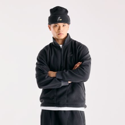 大谷翔平シグネチャースウェットジャケット(裏起毛), NORDIC GREEN, MJ62A4IHBLK
