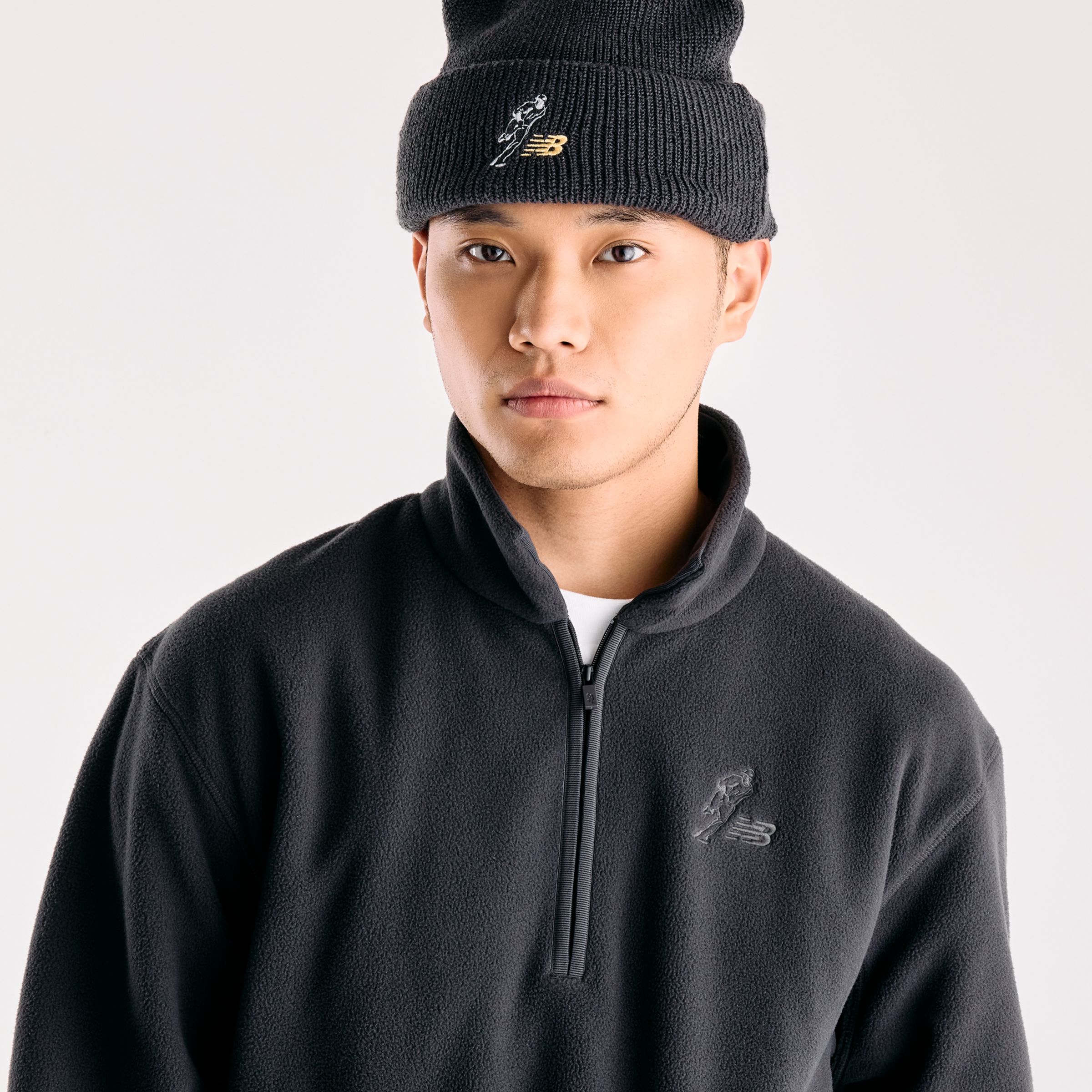 New Balance 大谷翔平シグネチャースウェットジャケット(裏起毛), MJ62A4IHBLK