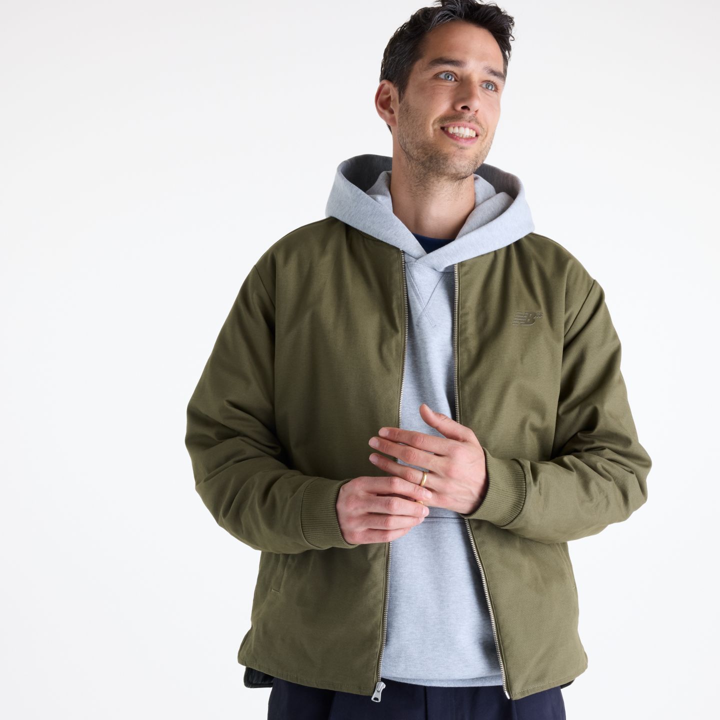 Мужская куртка New Balance Numeric Thermal, цвет: Wakame — фото 2
