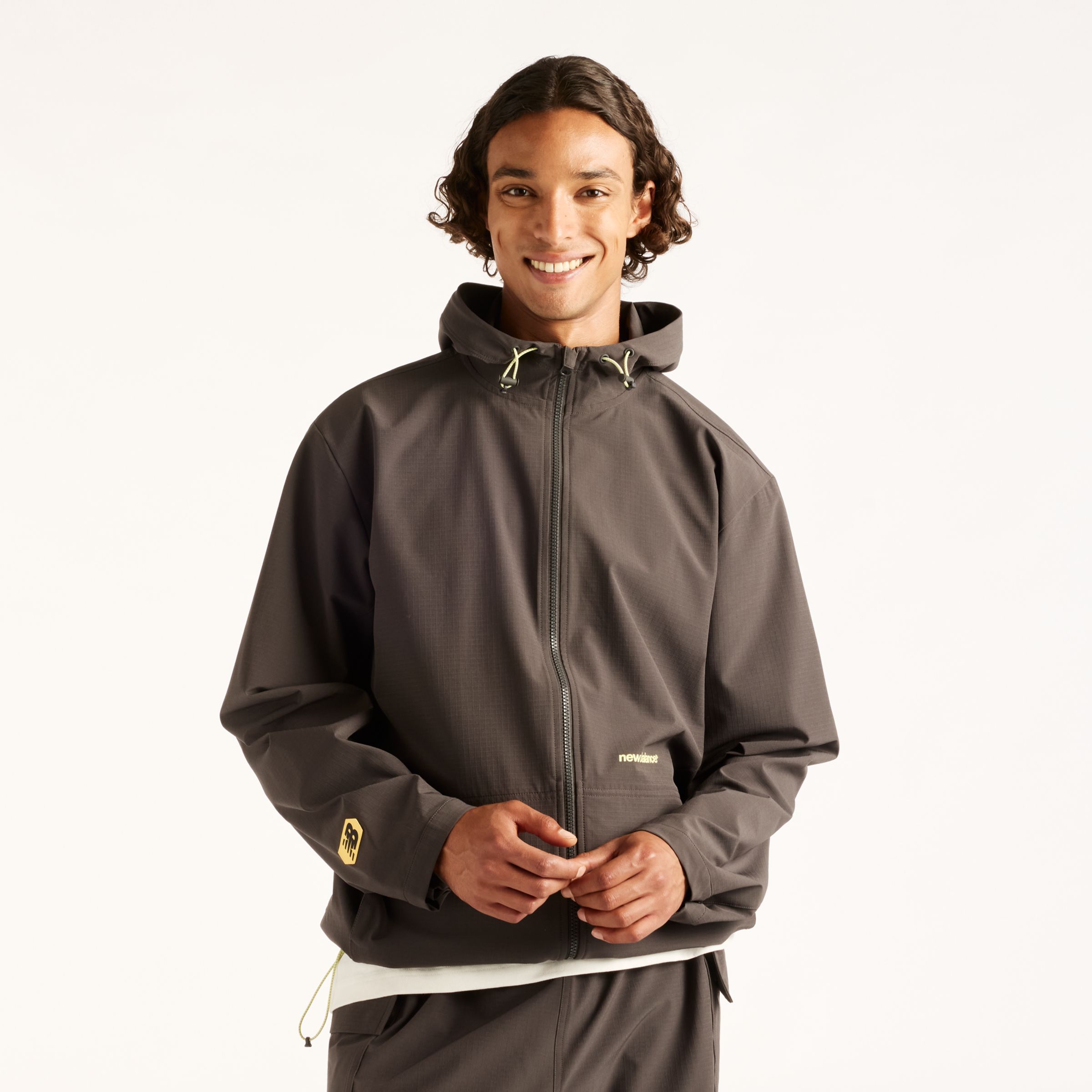 New Balance Street Classics Ripstop Jacket, MJ62E7THBLK