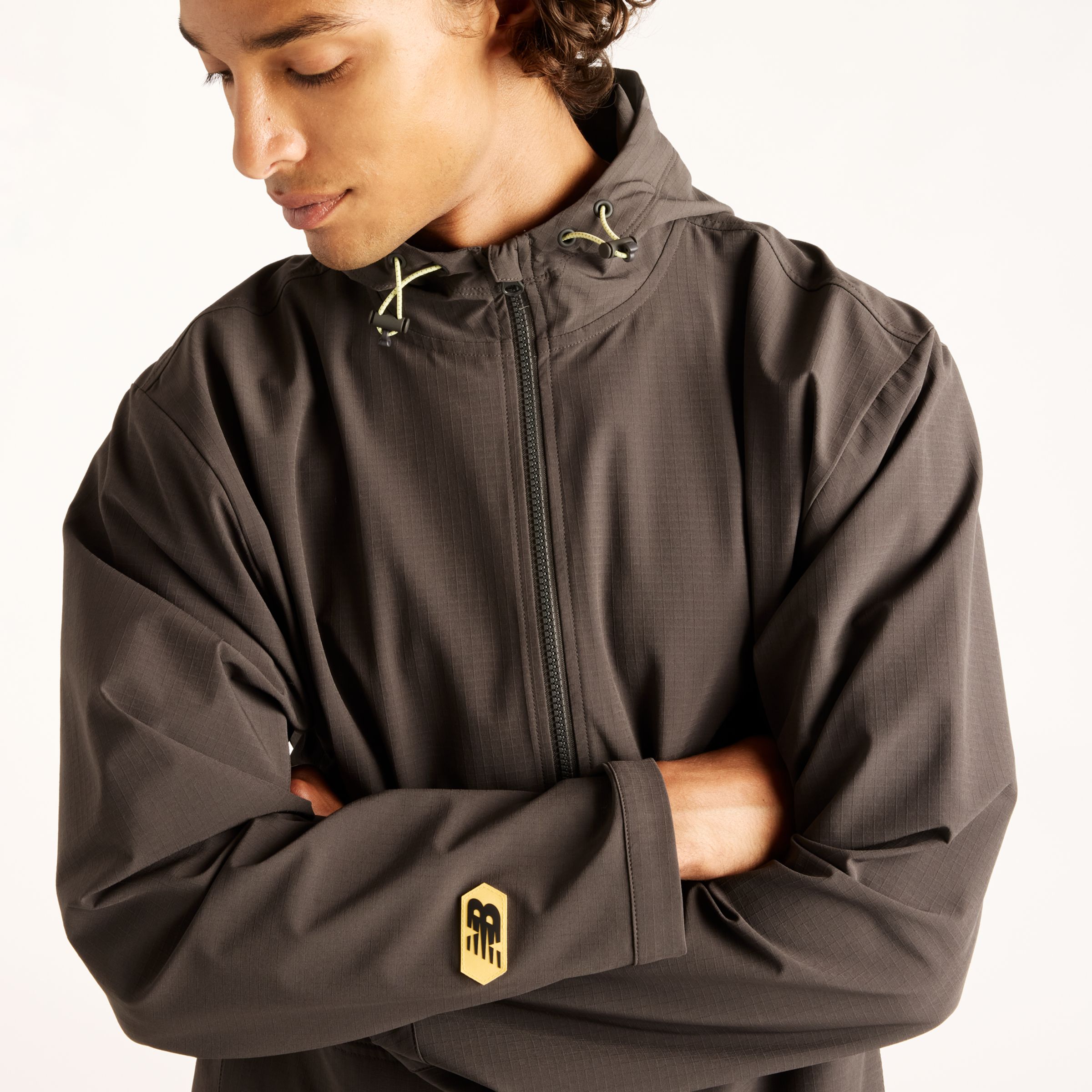 New Balance Street Classics Ripstop Jacket, MJ62E7THBLK