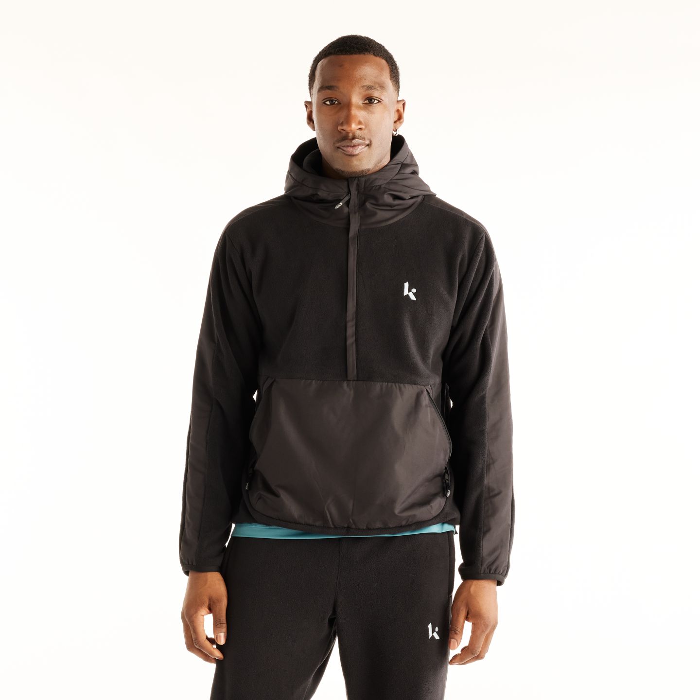 Мужская куртка New Balance Klutch Athletics Polar Fleece, цвет: Caviar — фото 1