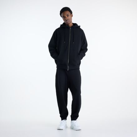 NB GREY フルジップフーディジャケット(オーバーサイズ), Athletic Grey Heather, MJ62G29MBK