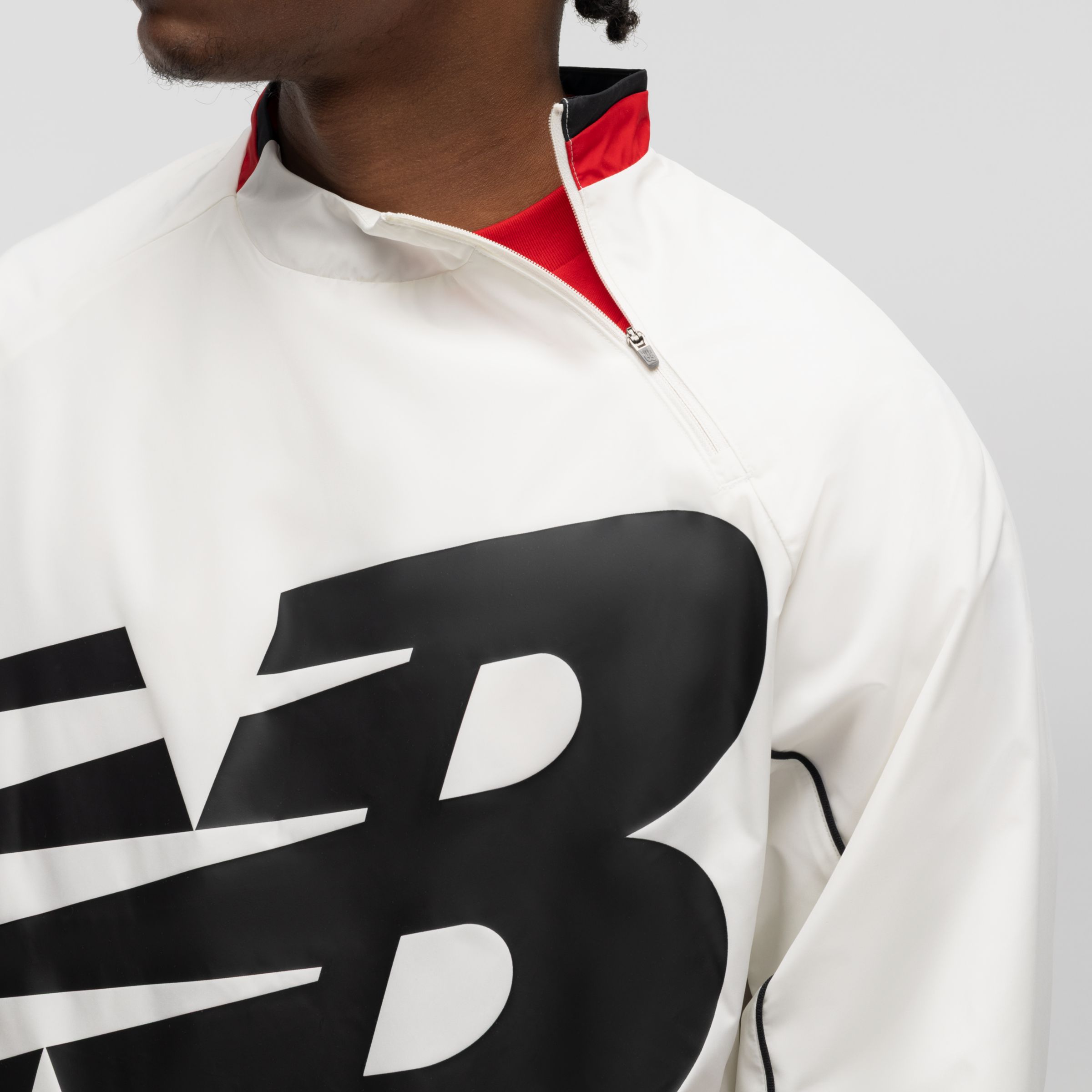 New Balance Basketball Windbreaker Pullover Top, MJ62L9IUSST