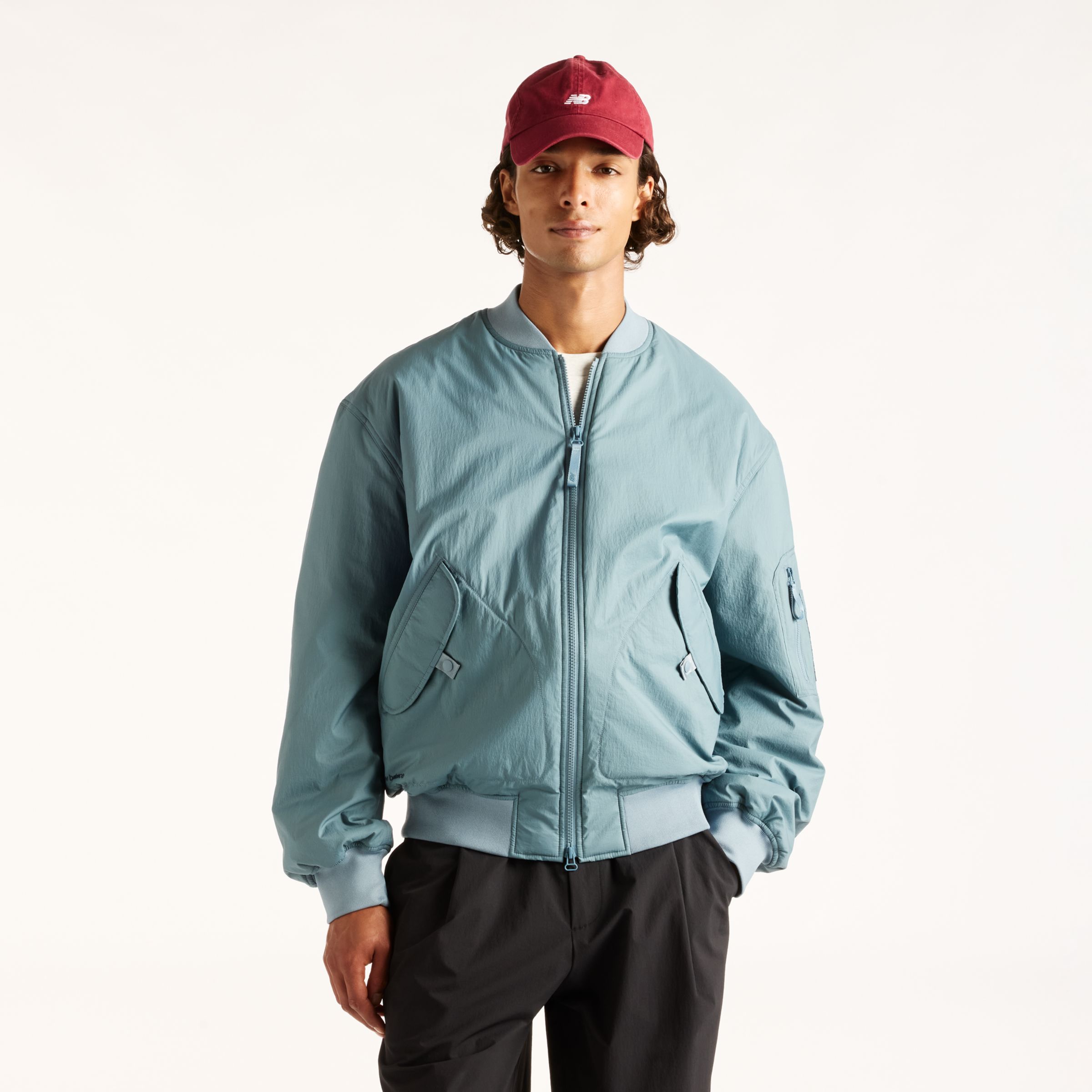 Djairo is wearing size M and is 6'0.5"/184cm. Chest: 37.25"/95cm, Waist: 29.5"/75cm, Hips: 37"/94cm
