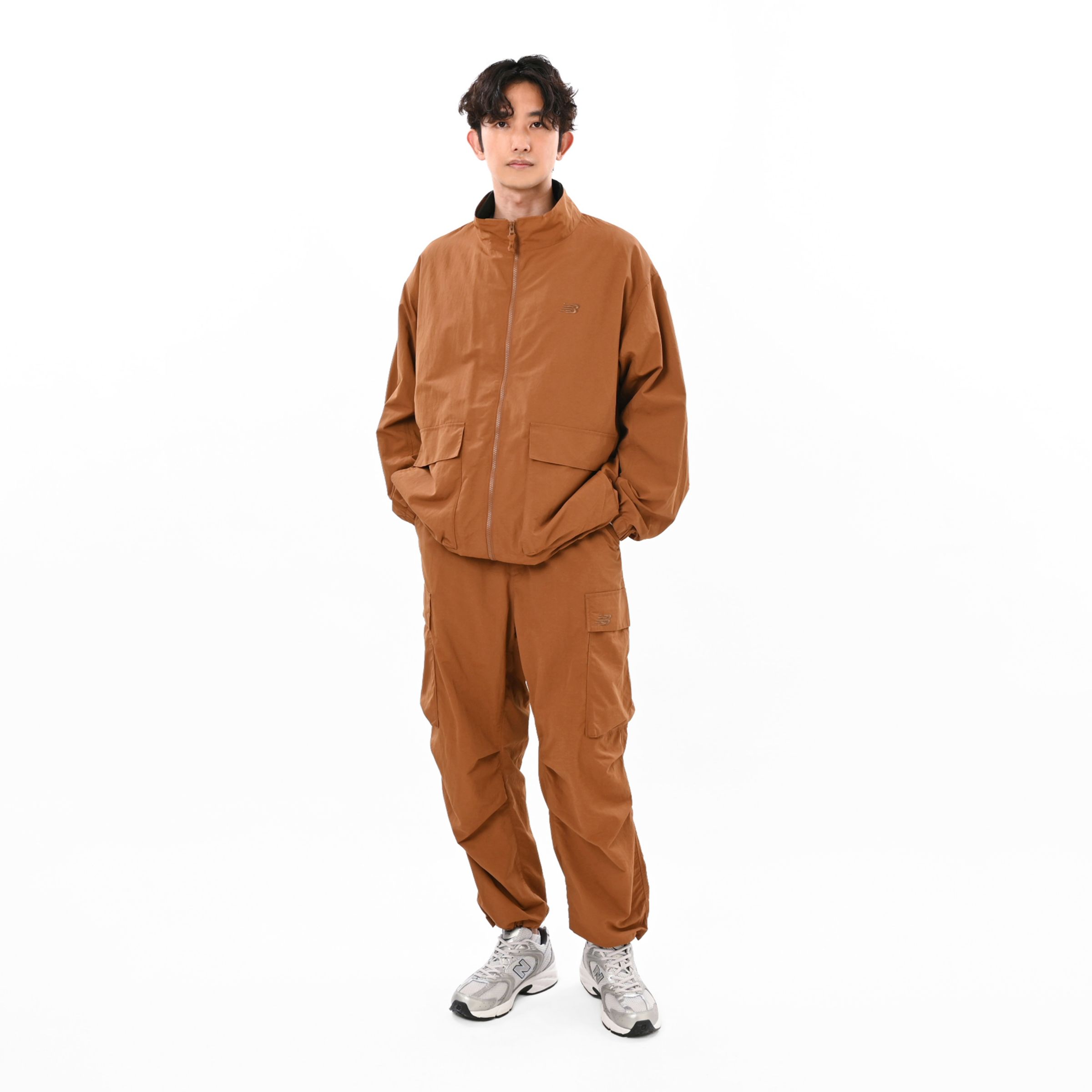 New Balance 3wayウーブンジャケット, MJ62U96HBFT