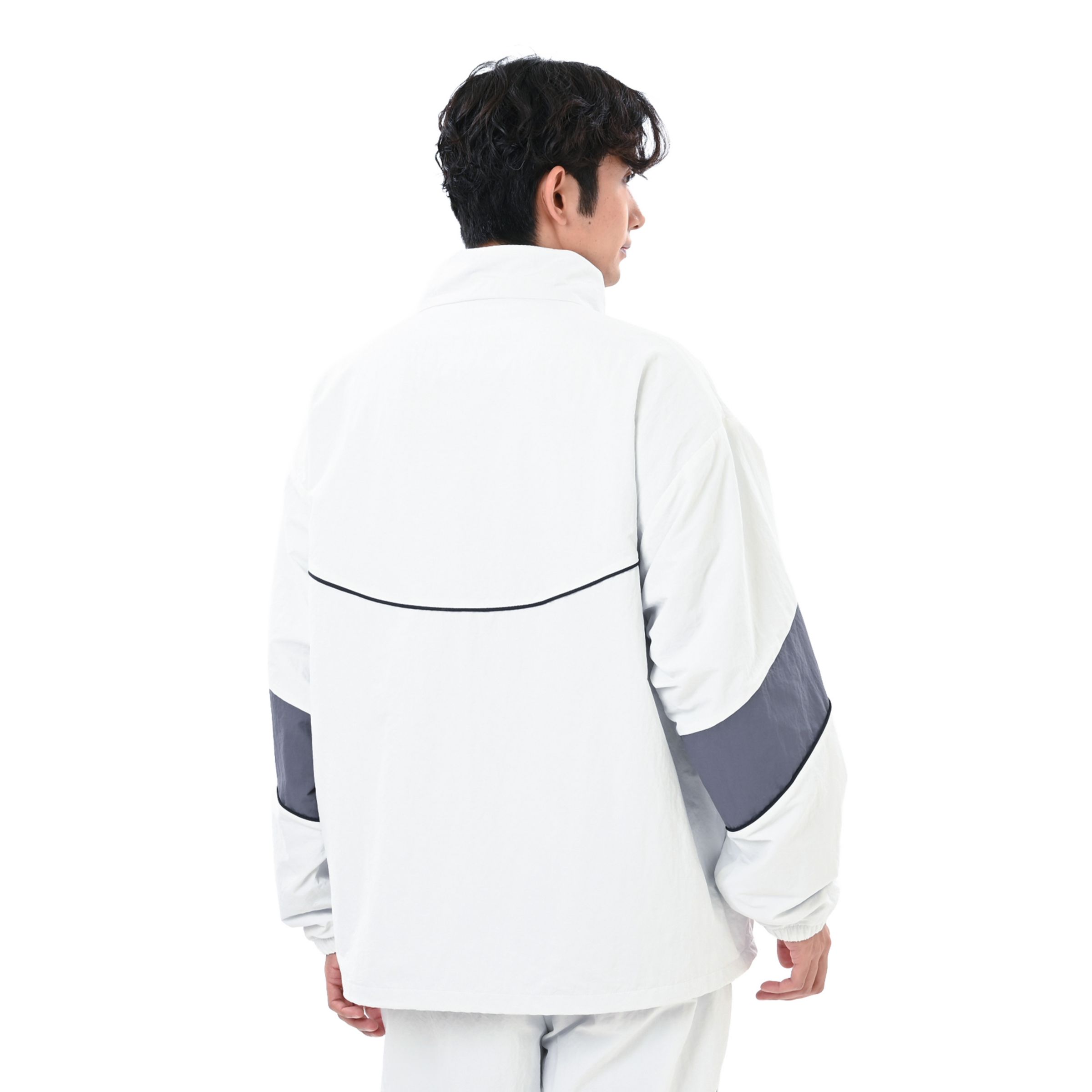New Balance メンズタスランナイロンウーブンジャケット, MJ62X8K0RFN