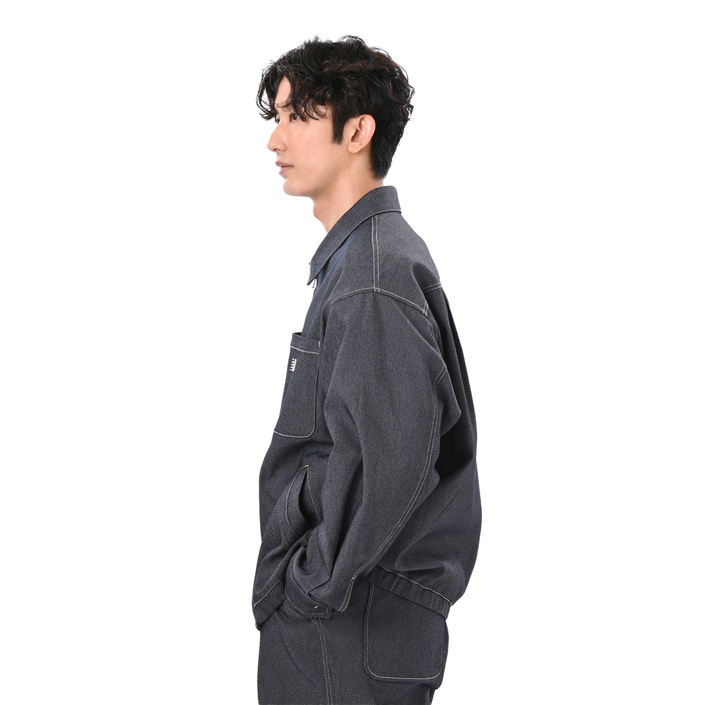 New Balance リジッドデニムライクジャケット, MJ62Y30ANNY