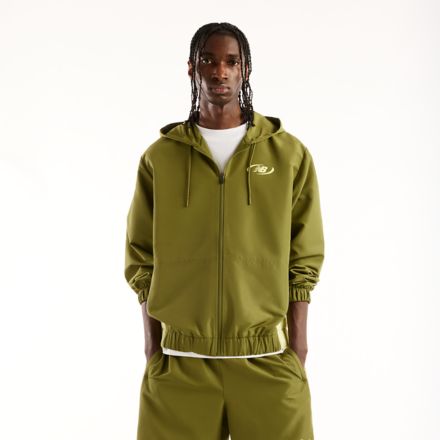 Trackside Woven Jacket, SPORT GREEN with FENNEL SEED, MJ62Y8SJGEE