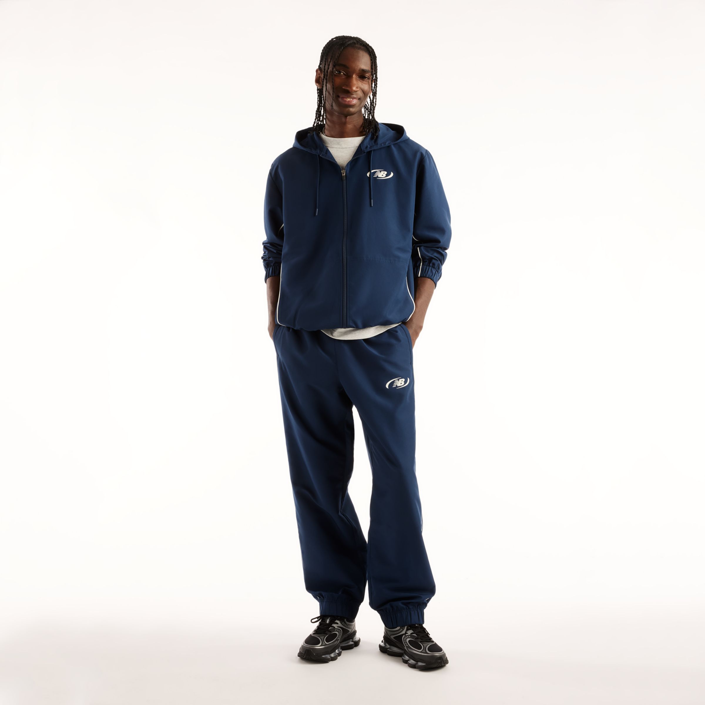 New Balance Trackside 梭織外套, MJ62Y8SJNNY