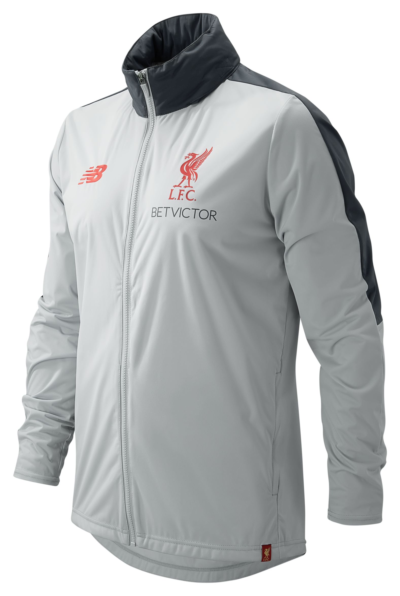 Men S Running Windbreaker Jackets Vests New Balance - new balance liverpool fc elite training precision rain jacket light cyclone with navy