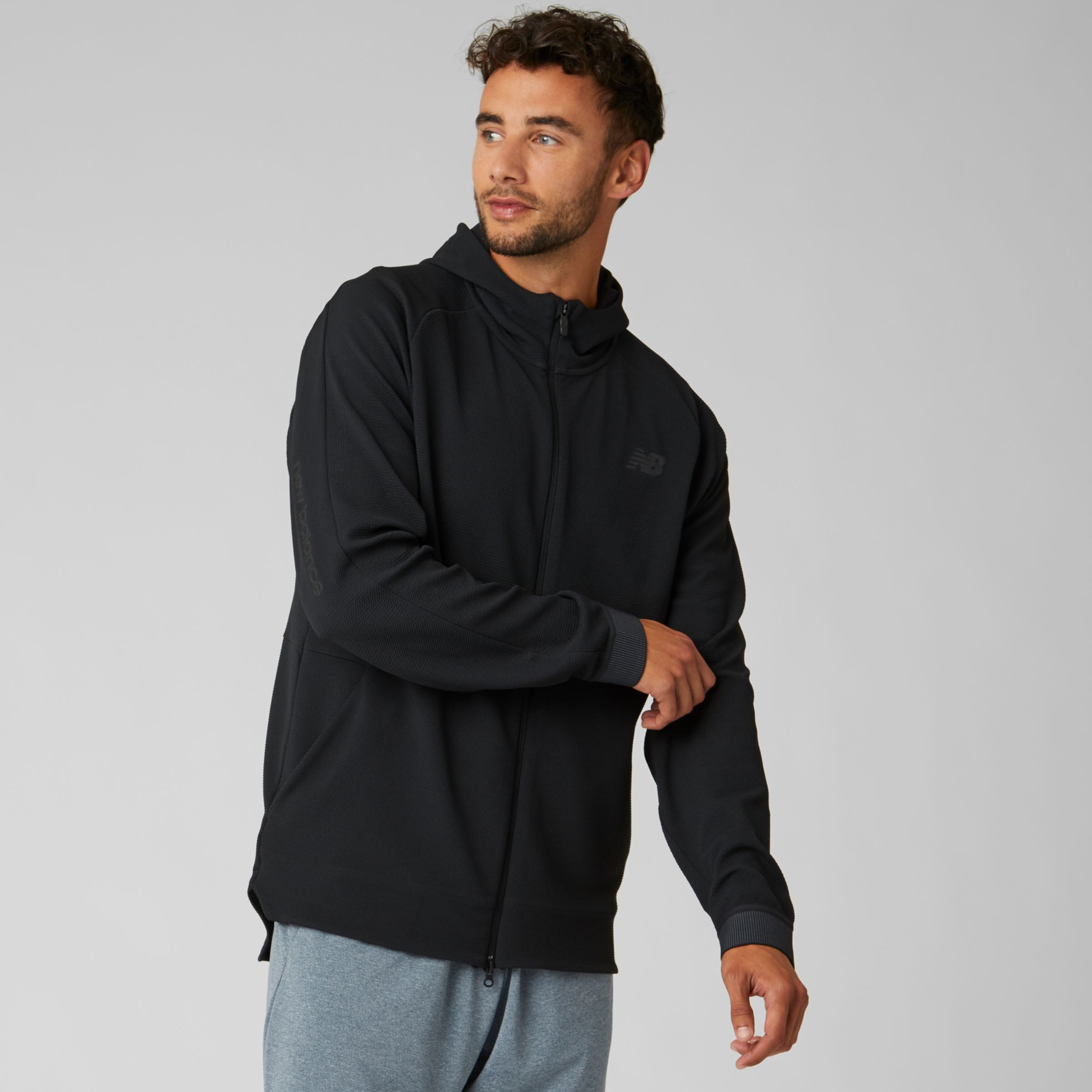 new balance full zip hoodie