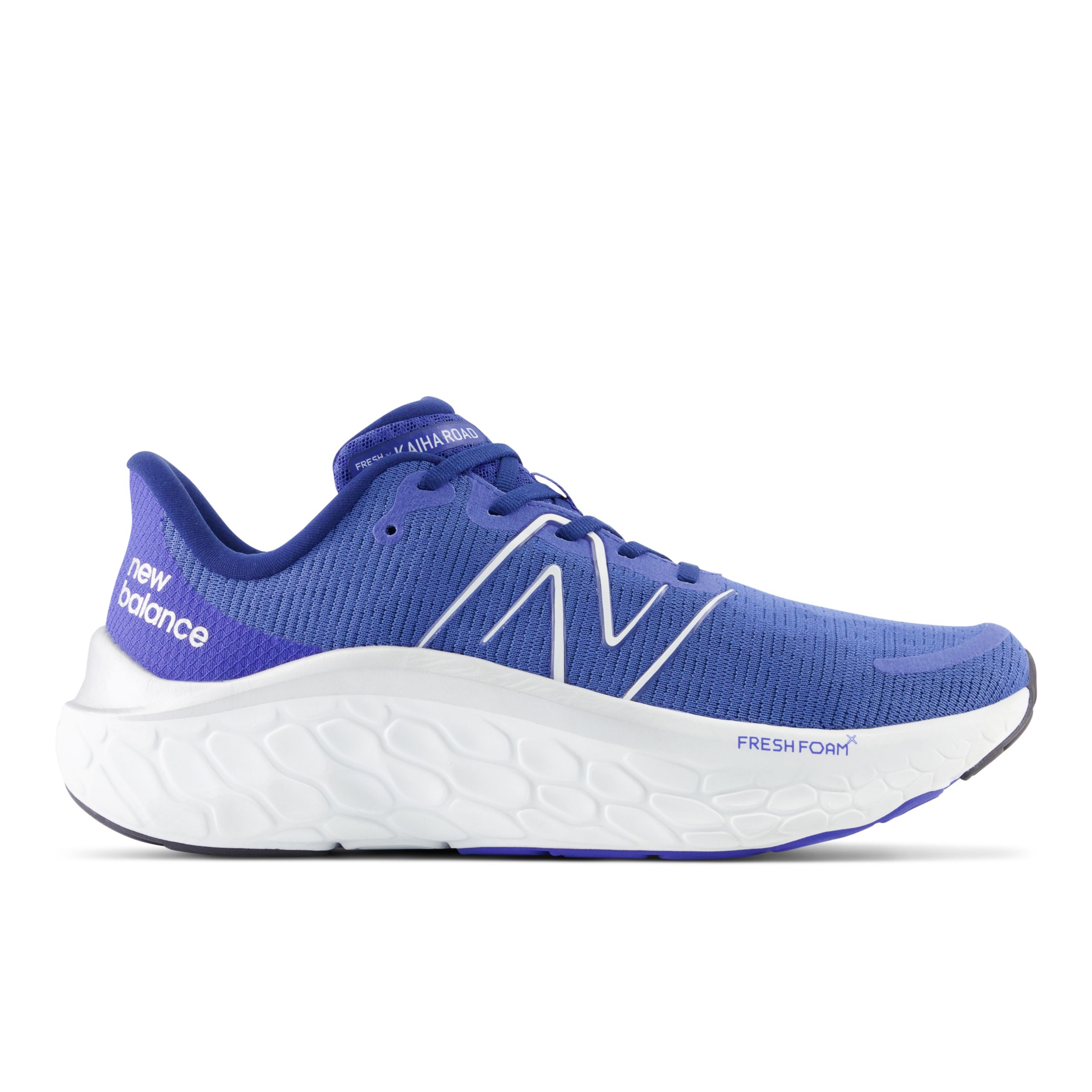 New Balance Men's FRESH FOAM X KAIHA RD in Blue/Black Synthetic, size 6.5