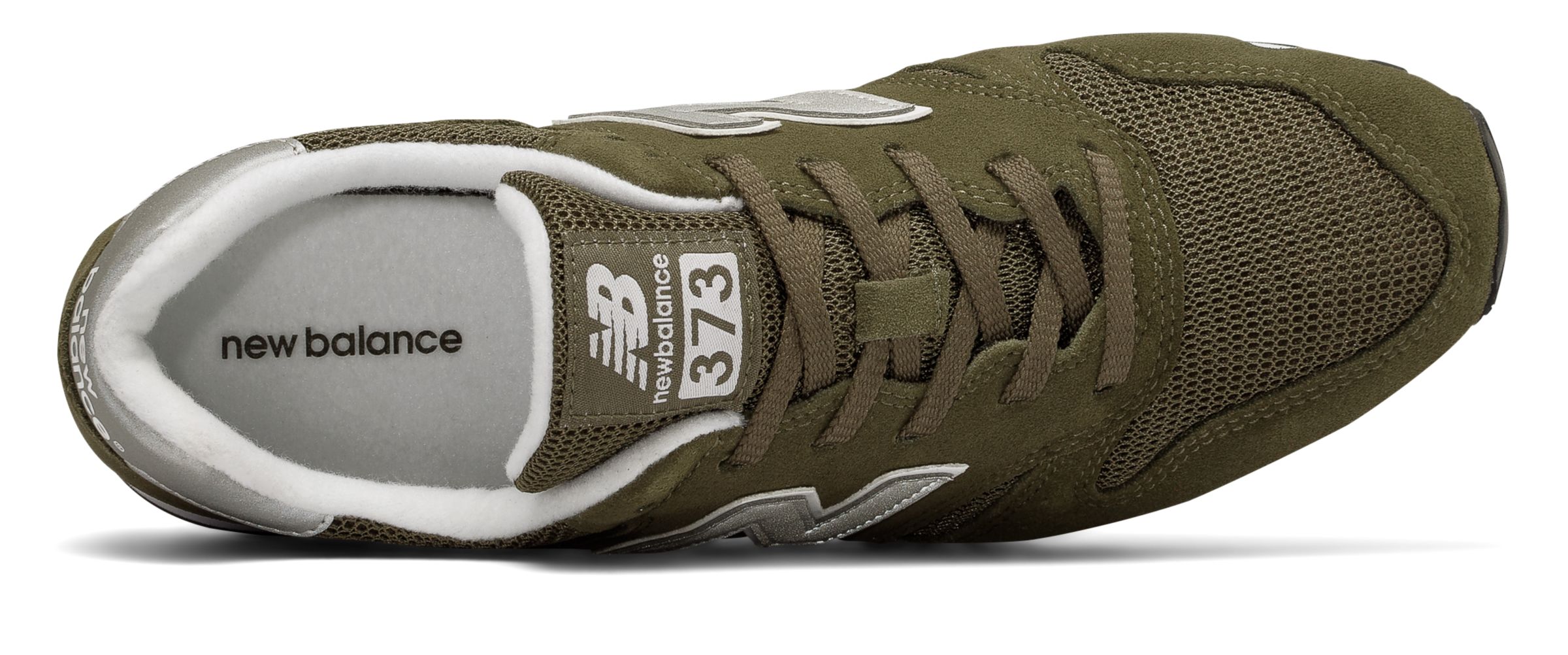 new balance 373 olive brown