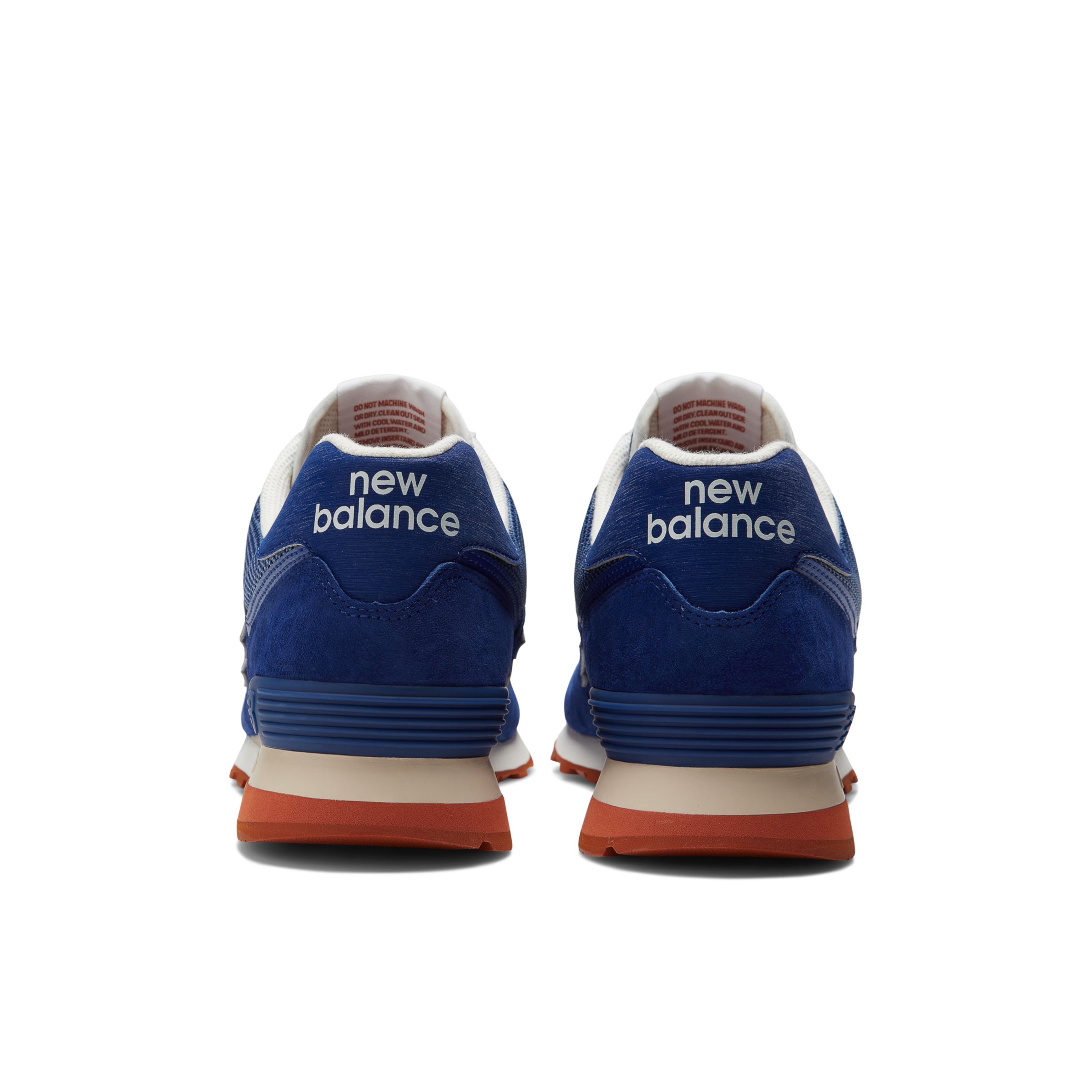 new balance 574 blue white orange