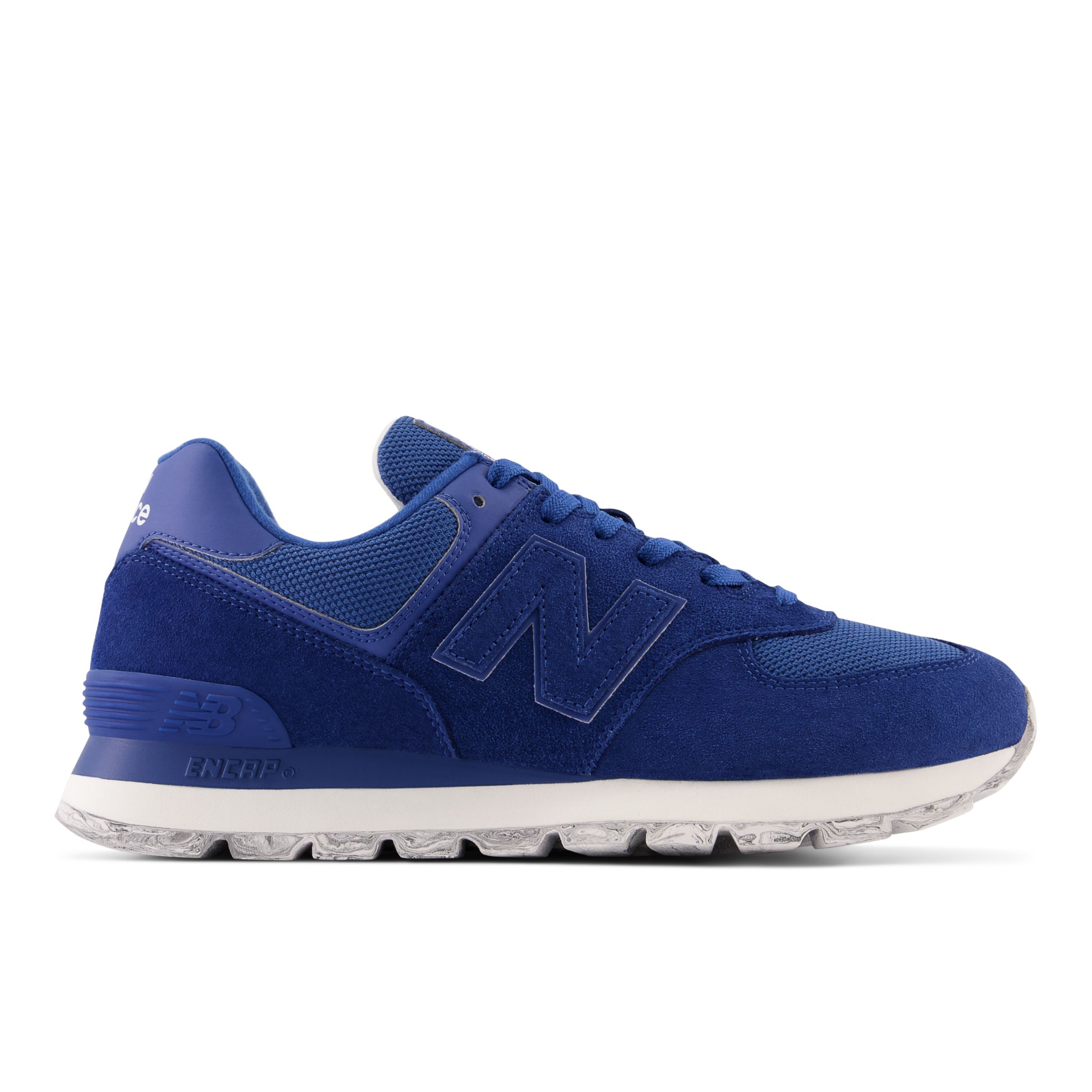 

New Balance Men's 574 Rugged Blue/White - Blue/White