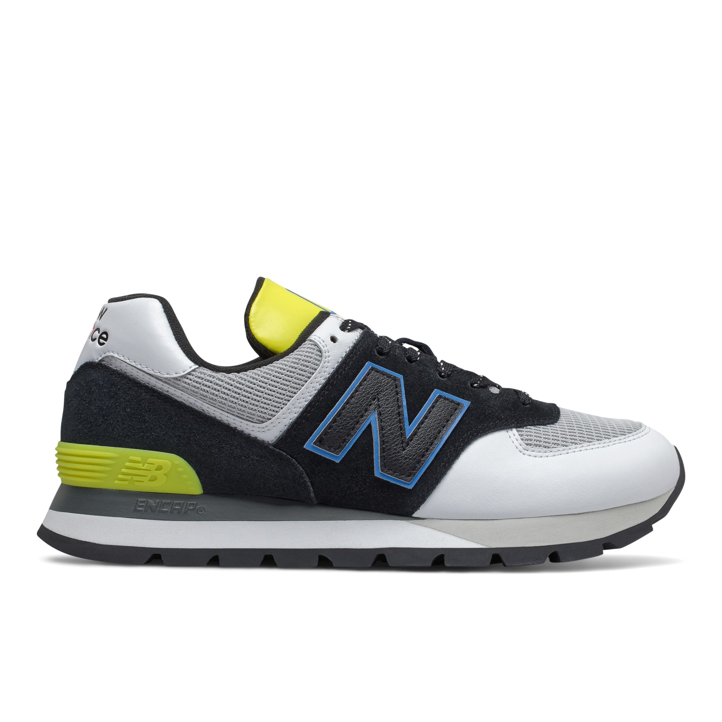 

New Balance Men's 574 Rugged Black/Blue - Black/Blue