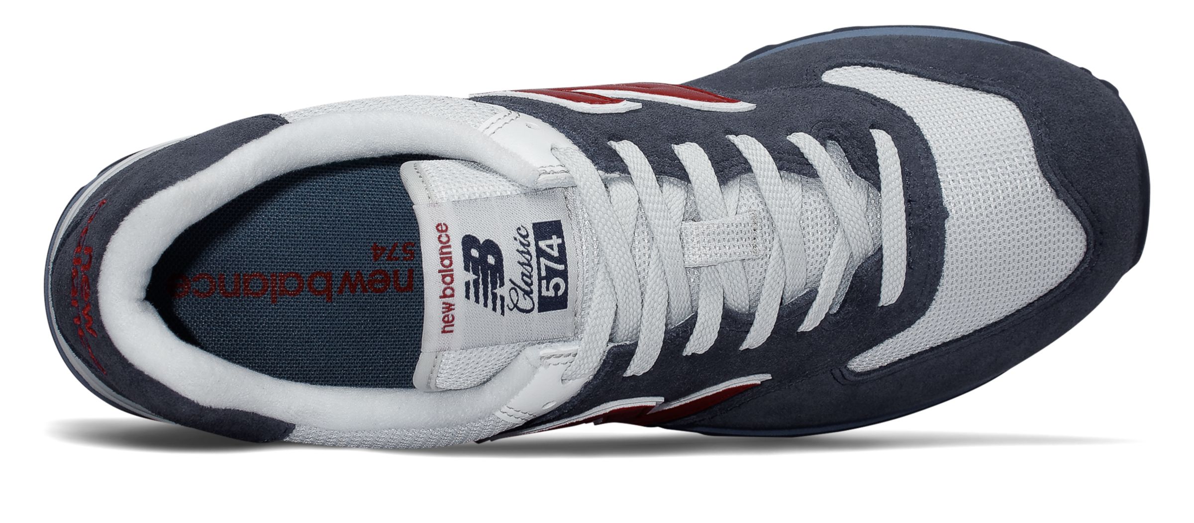 574 core plus navy with red