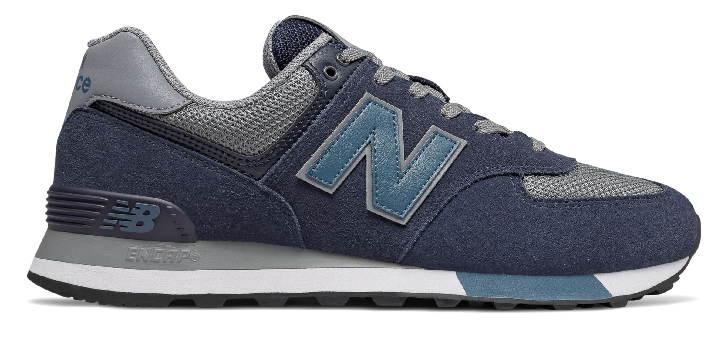 balance 574 dark navy with married blue 