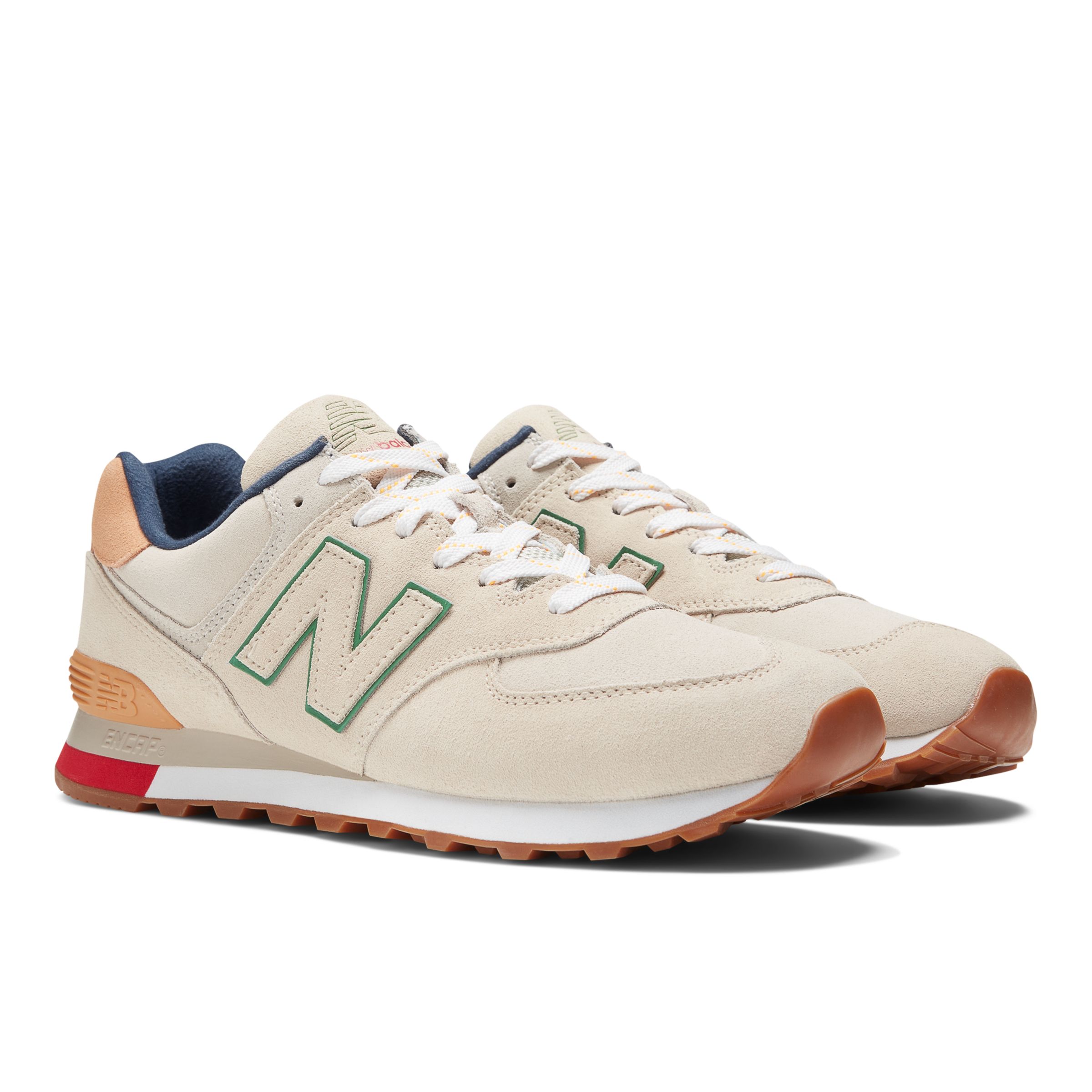 Brown New Balance 574 S Tan Suede New Balance Ml574 Men Sneaker