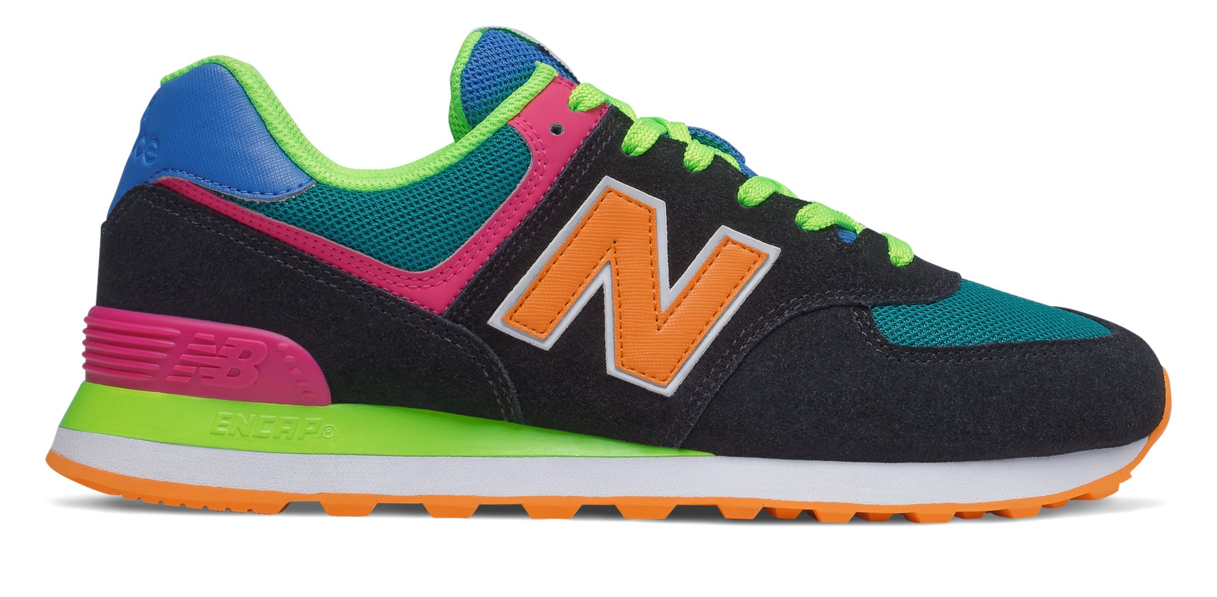 new balance 574 multicolor mujer