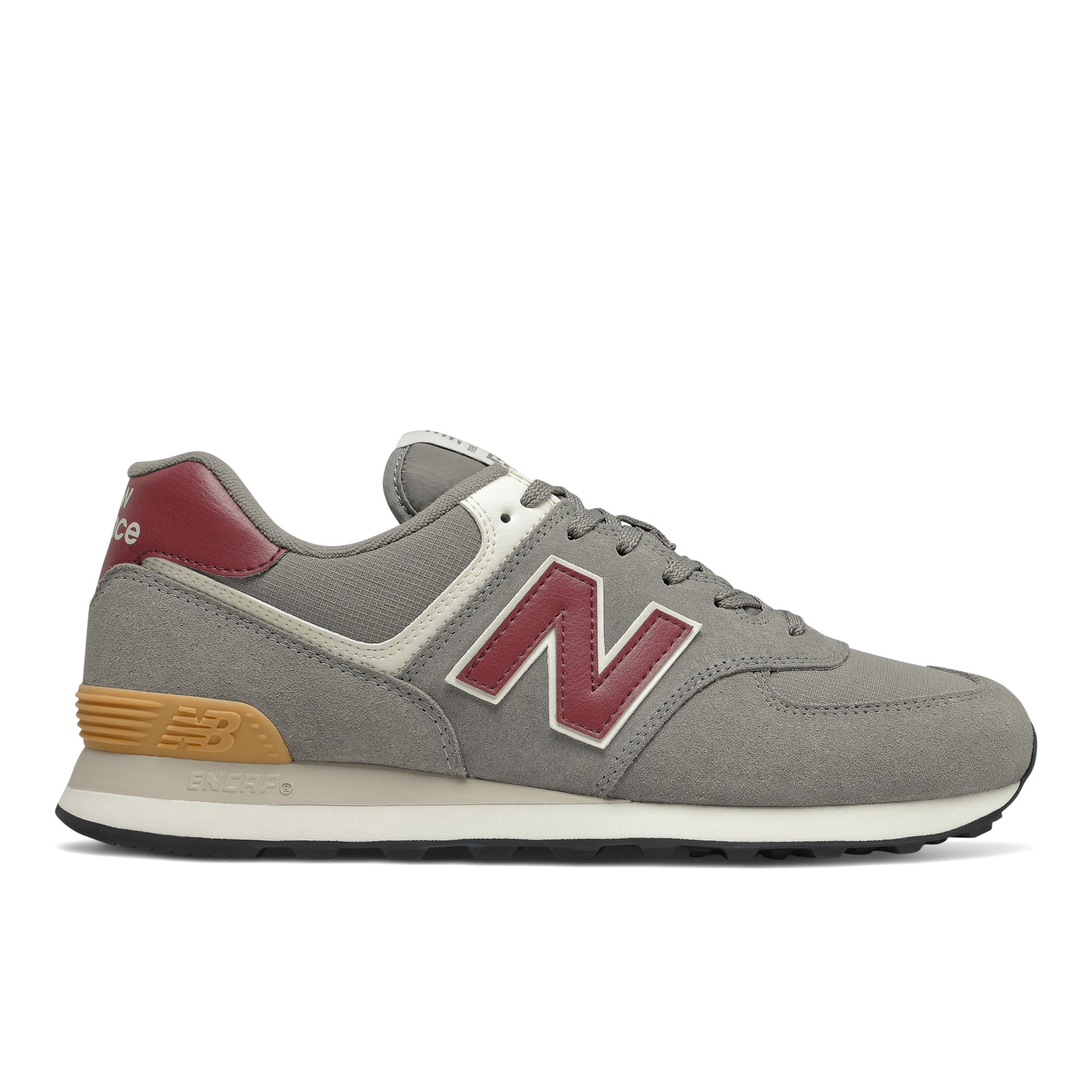 new balance 574 maroon