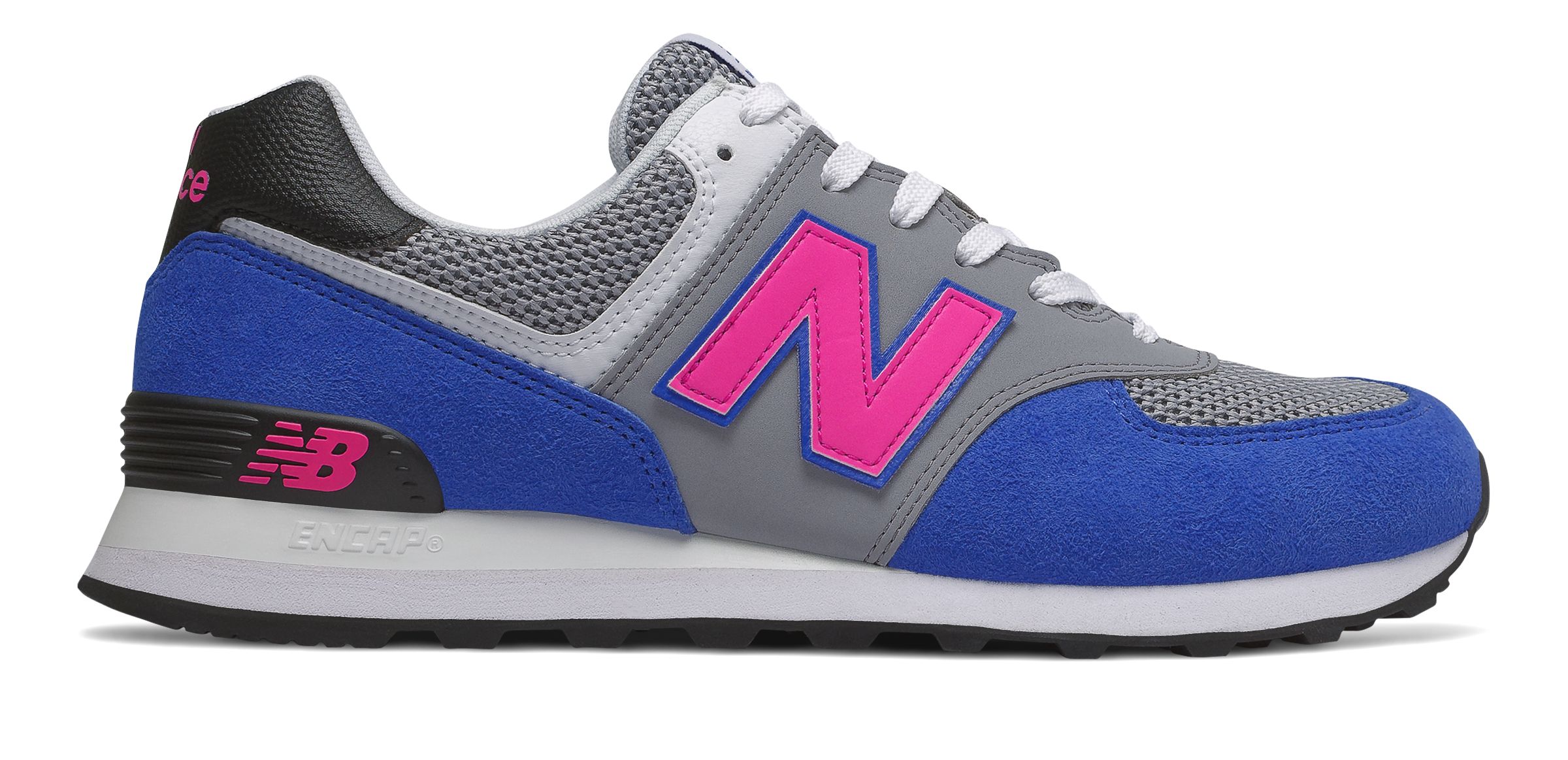pink and blue new balance 574