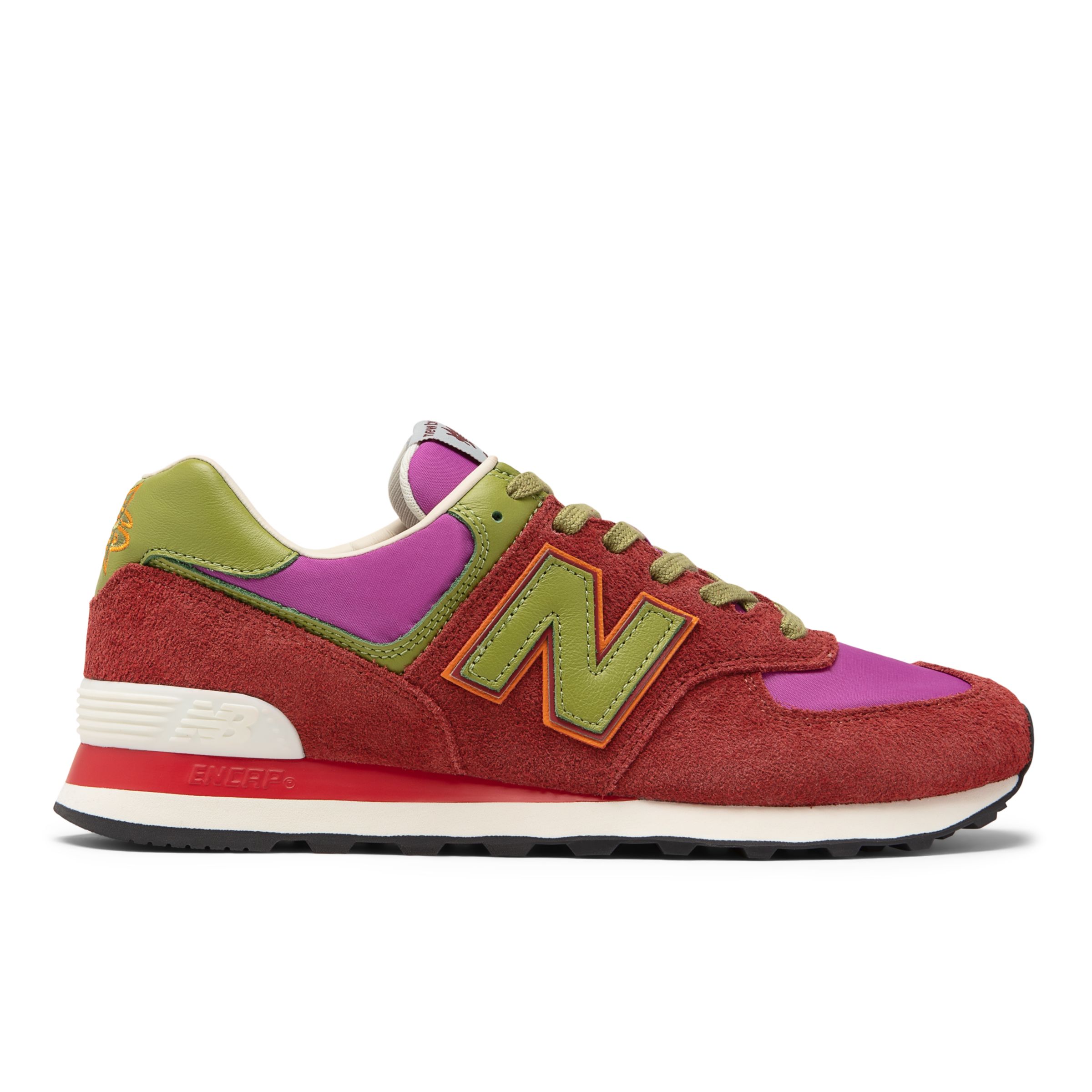 new balance 574 red and grey