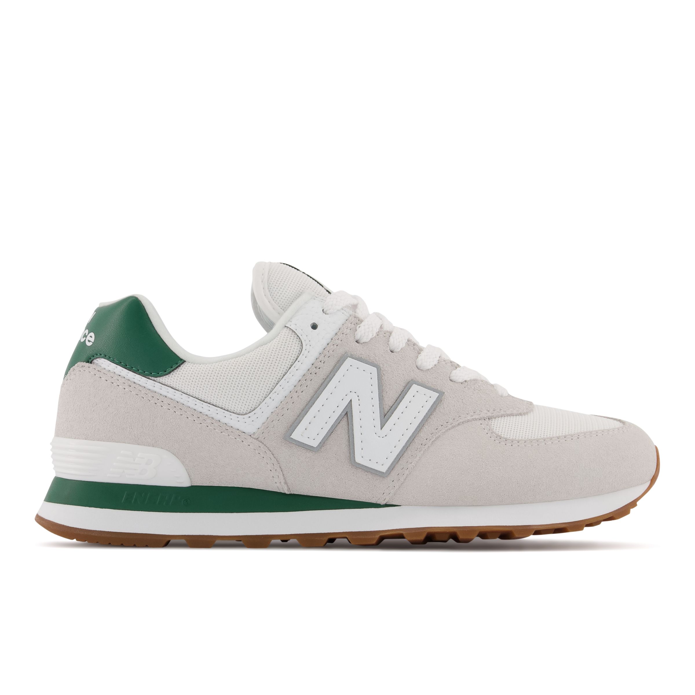 new balance men's 574 leather trainers