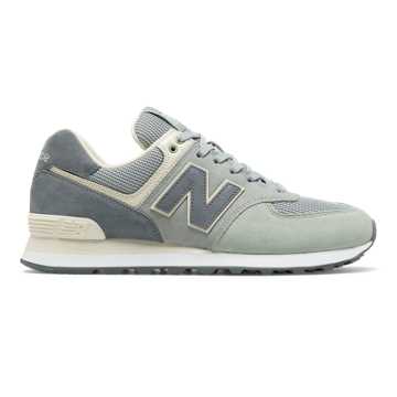 new balance 574 silver mink with incense & blue new balance 574 silver mink with incense & blue