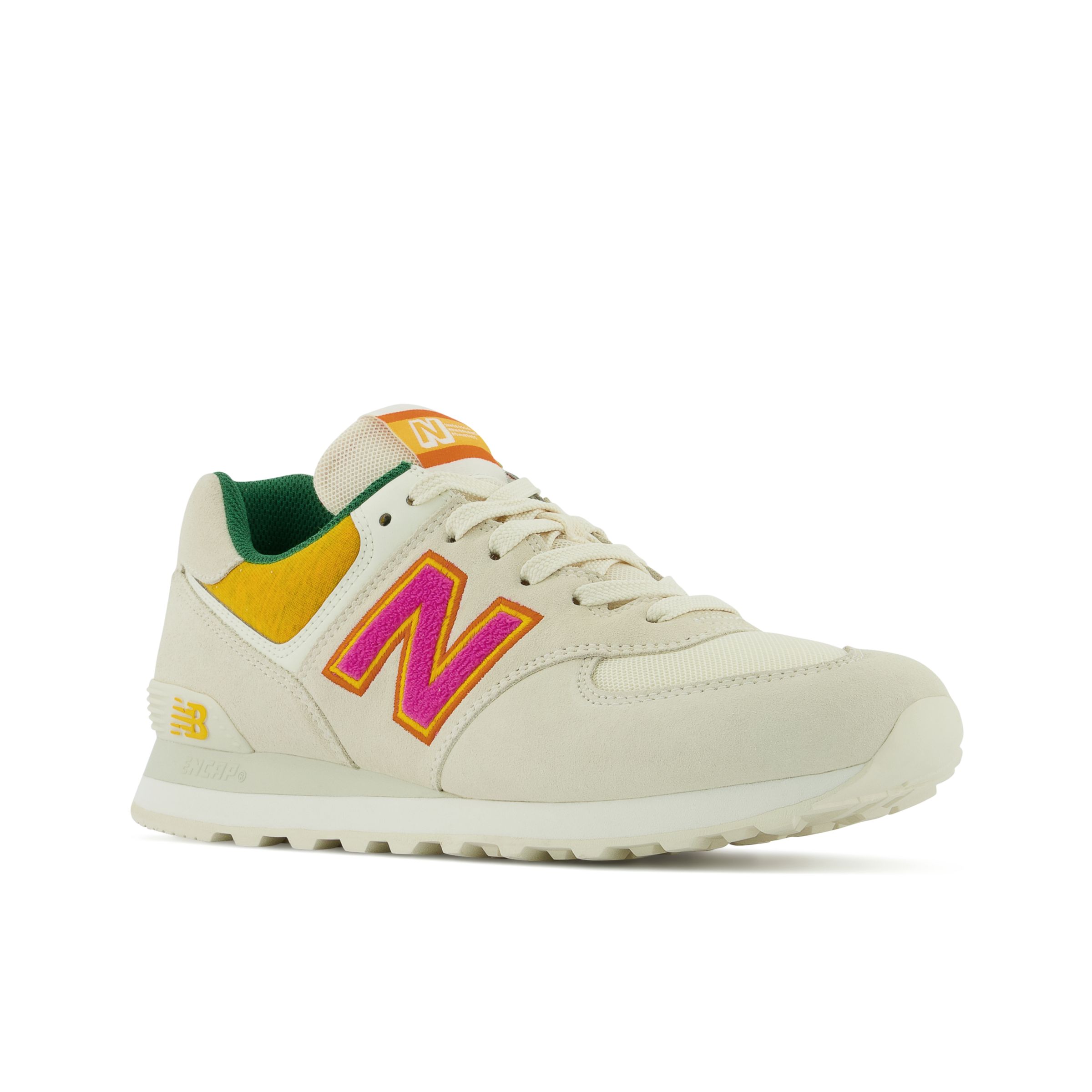 new balance 574 cream men